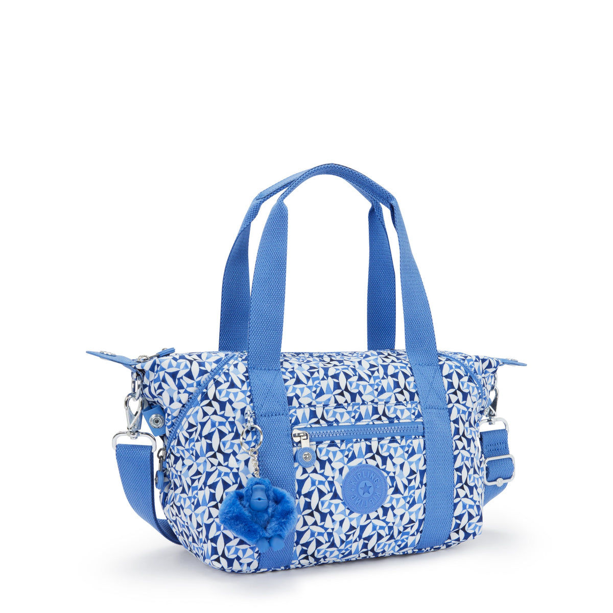 Kipling Art Mini Crazy Leaves حقيبة يد صغيرة مع حزام كتف قابل للإزالة I5656-1DU