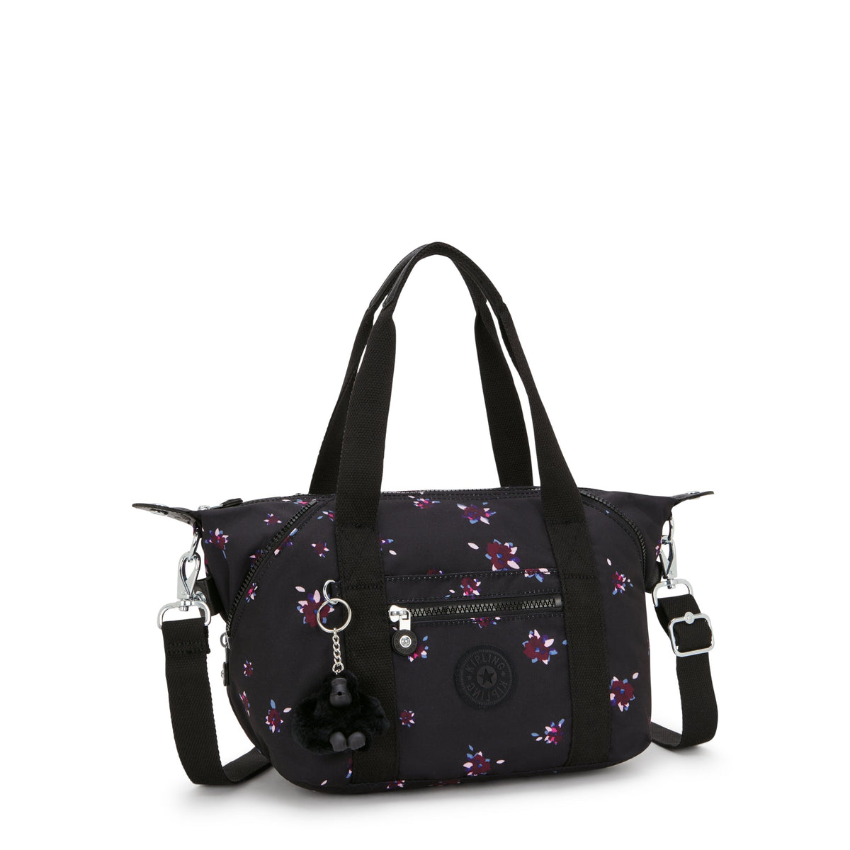 حقيبة يد صغيرة Kipling Art Mini Night Flower (مع حزام كتف قابل للإزالة) I5656-5FH