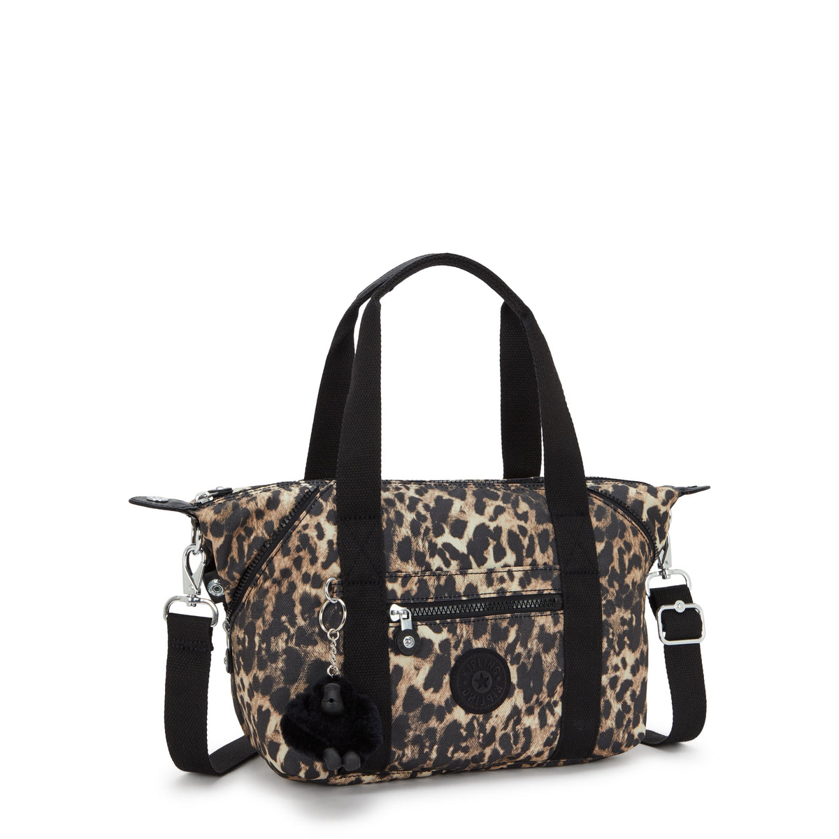 حقيبة يد Kipling Art Mini Wild Leopard صغيرة (مع حزام كتف قابل للإزالة) I5656-6JP