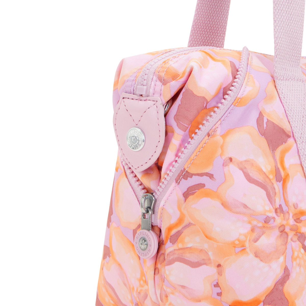 KIPLING-Art Mini-حقيبة يد صغيرة (بحزام كتف قابل للإزالة)-بودرة زهرية-I5656-ES4