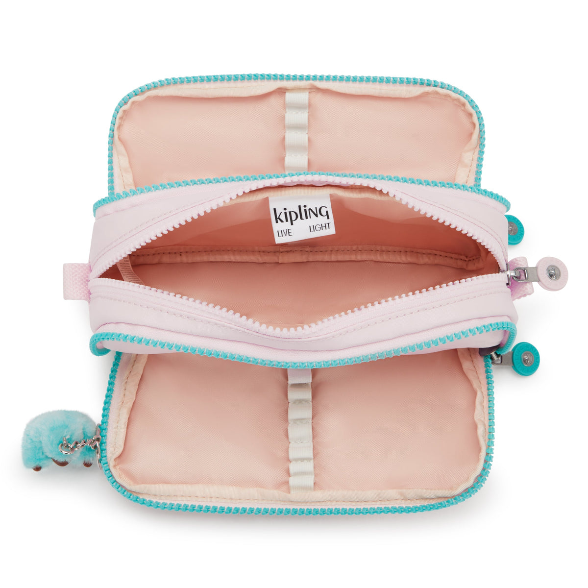 Kipling Gitroy Sea Pink Met مقلمة كبيرة I5702-52J