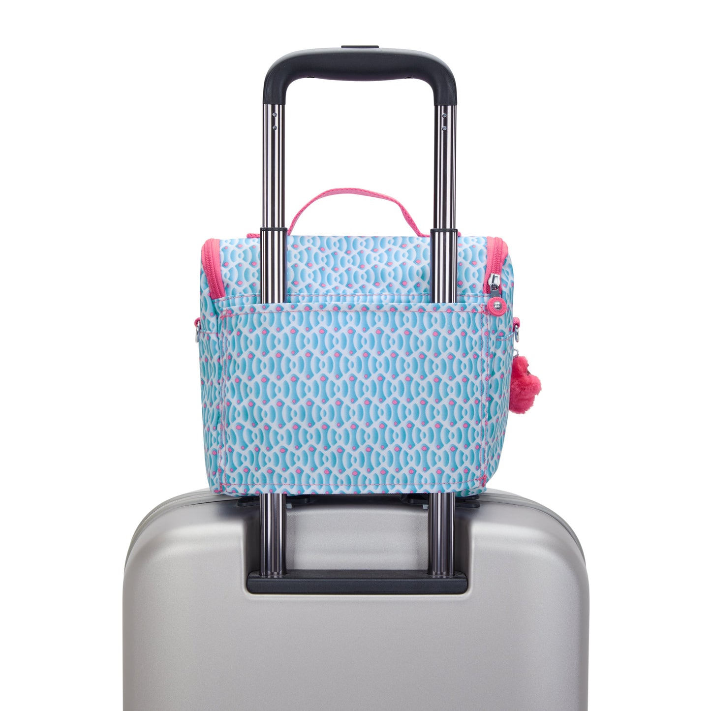 حقيبة غداء Kipling New Kichirou Dreamy Geo C كبيرة مع جراب عربة C2I5749-D1W