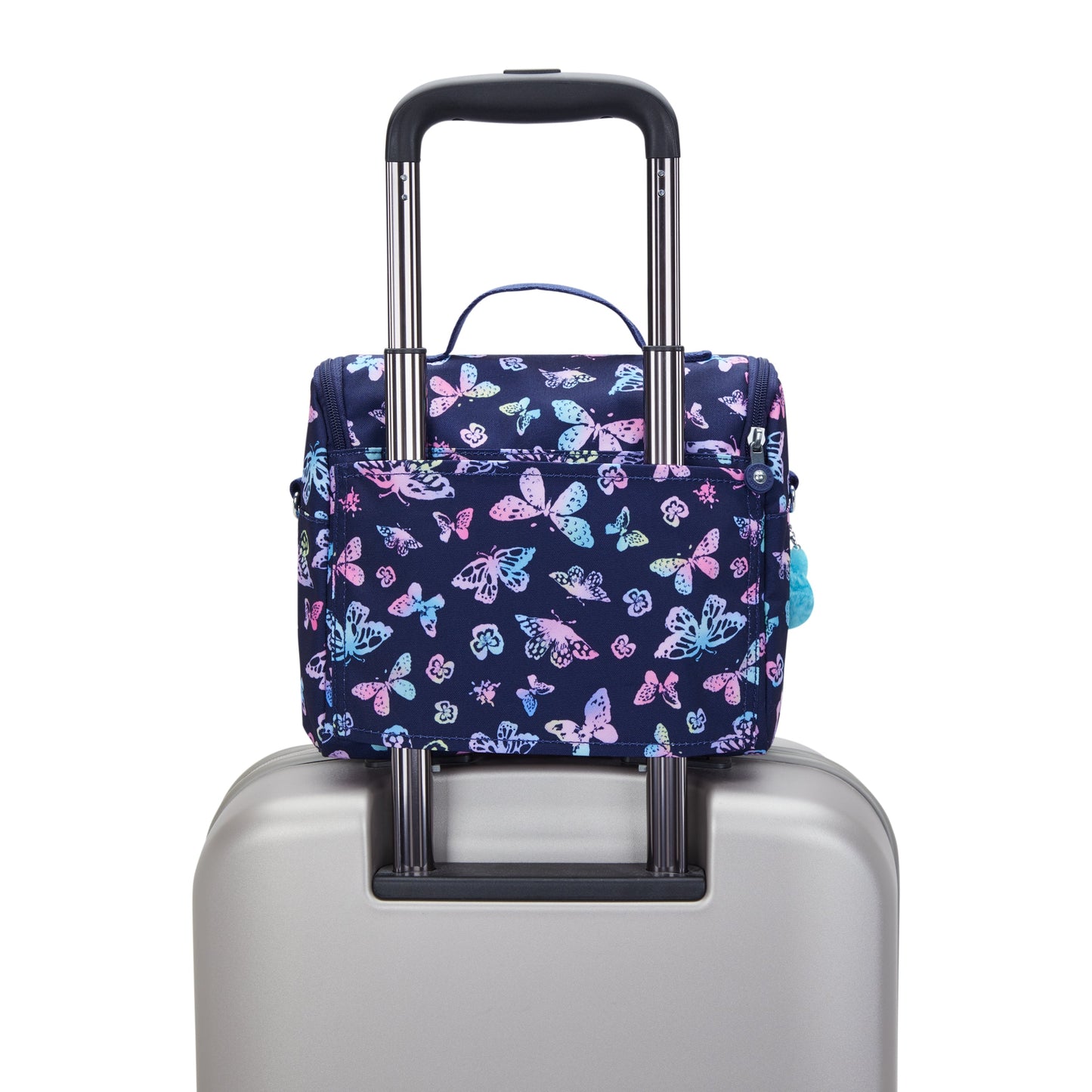 حقيبة غداء كبيرة بتصميم فراشة من Kipling New Kichirou مع جراب عربة C2I5749-F5K