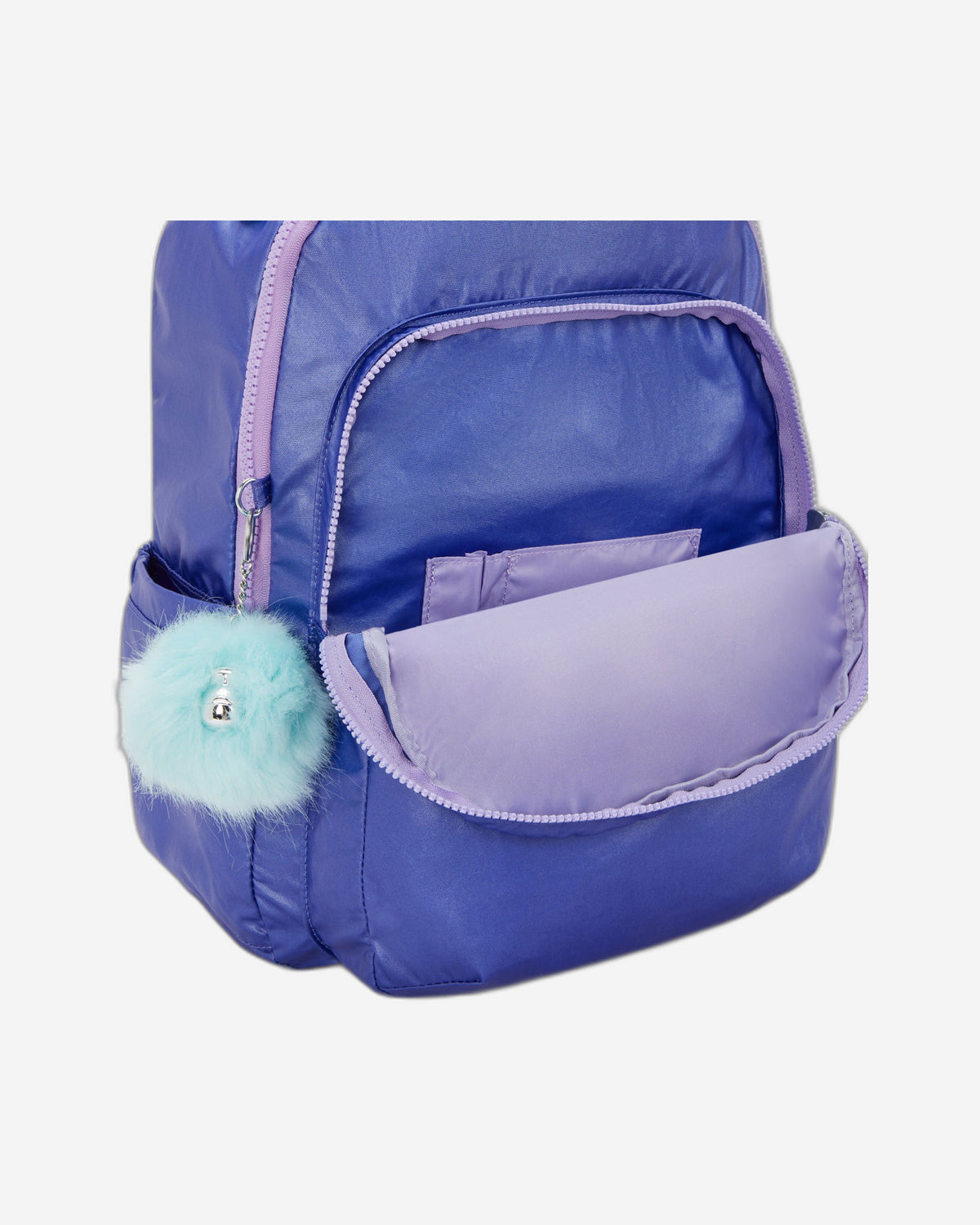 Kipling Seoul Cosmic Metallic حقيبة ظهر كبيرة I5764-8DE