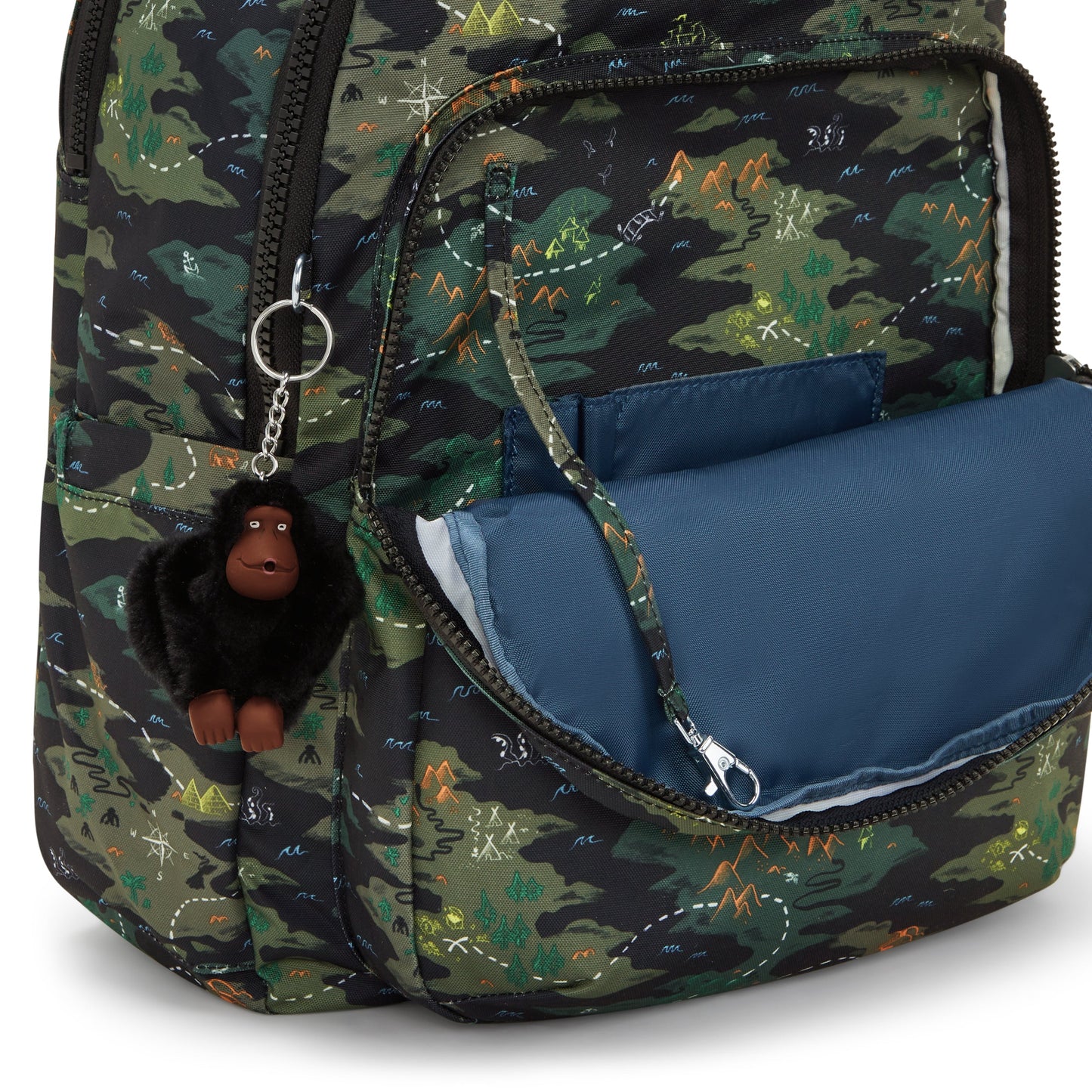حقيبة ظهر KIPLING Seoul Lap Camo Treasure Large (مع حجرة للكمبيوتر المحمول) I5816-3PB