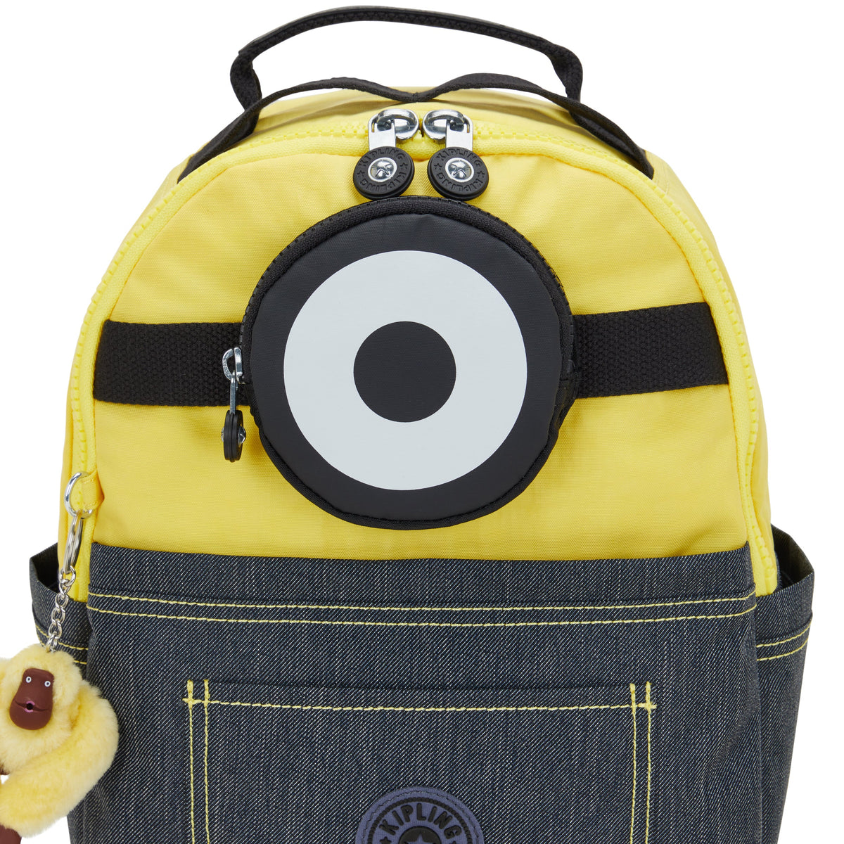 حقيبة ظهر صغيرة من Kipling Seoul S Minion Jeans Bl