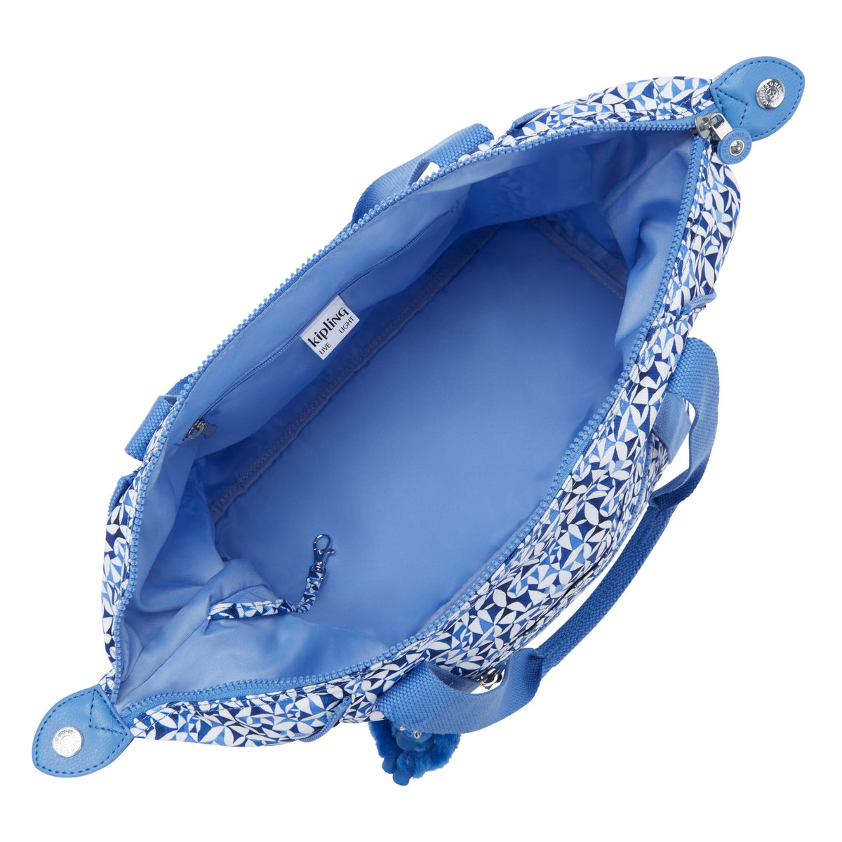 حقيبة توت متوسطة Kipling Art Crazy Leaves بحمالة كتف قابلة للإزالة I5991-1DU