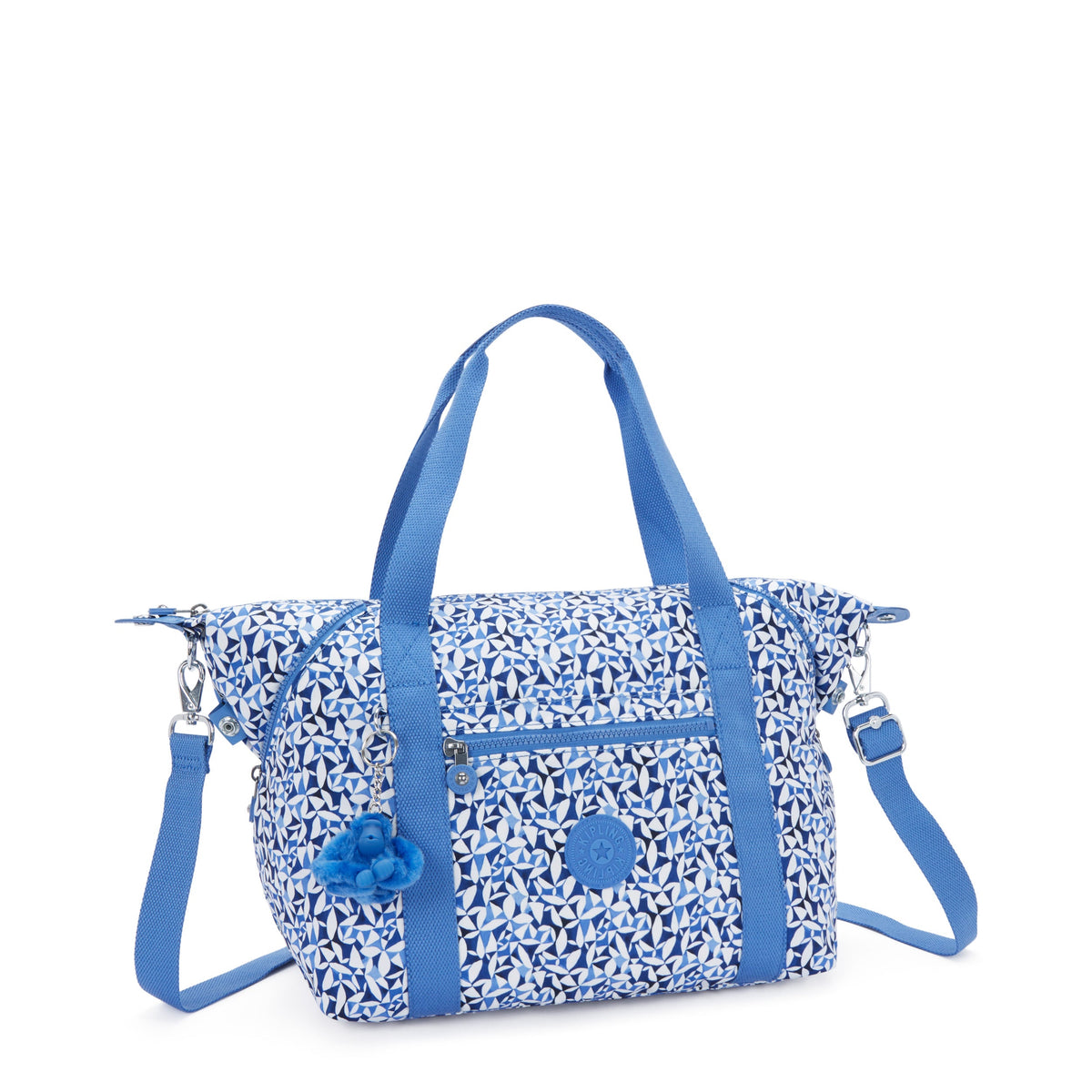حقيبة توت متوسطة Kipling Art Crazy Leaves بحمالة كتف قابلة للإزالة I5991-1DU