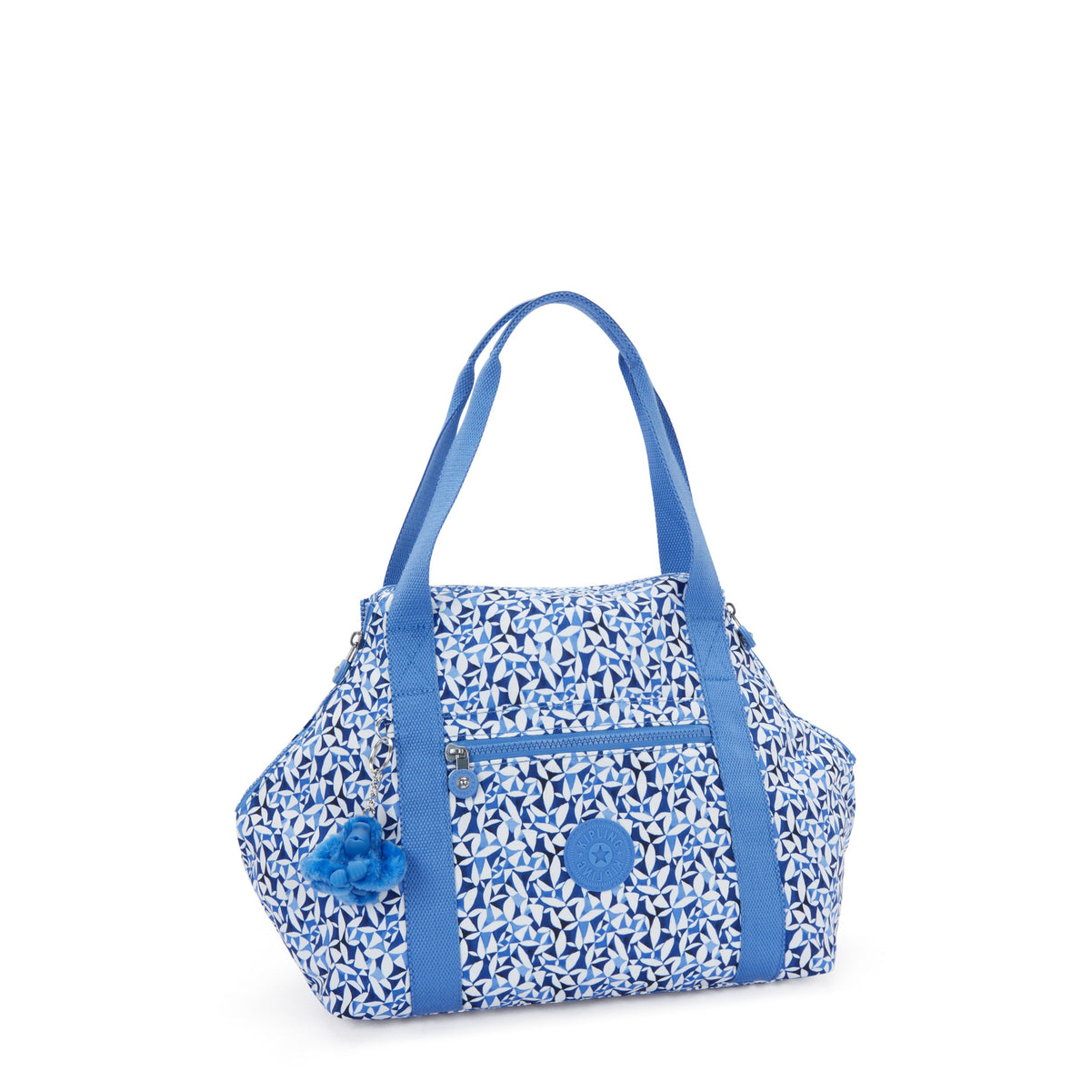 حقيبة توت متوسطة Kipling Art Crazy Leaves بحمالة كتف قابلة للإزالة I5991-1DU