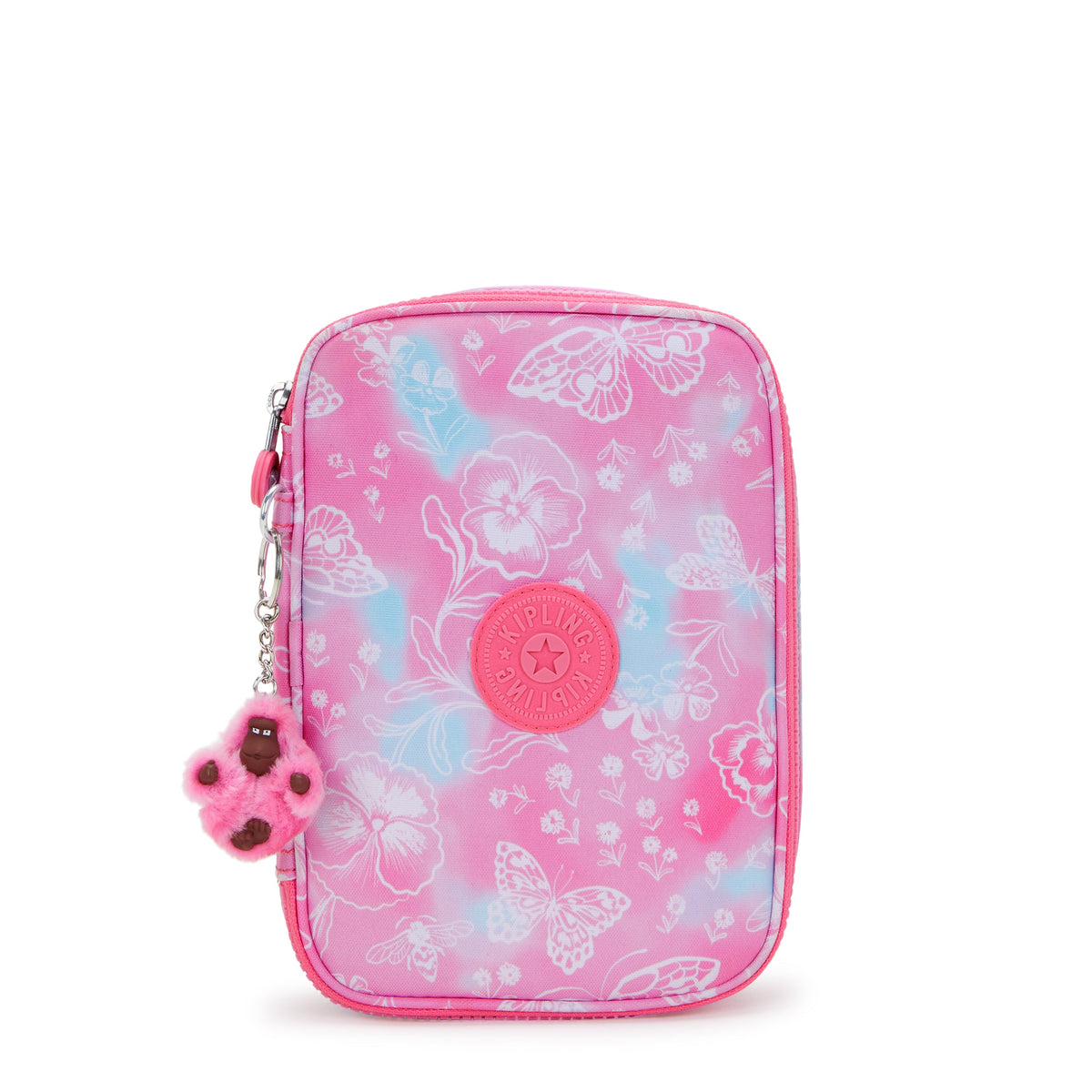 KIPLING-100 Pens-Large pencase-Garden Clouds-I6002-2PE