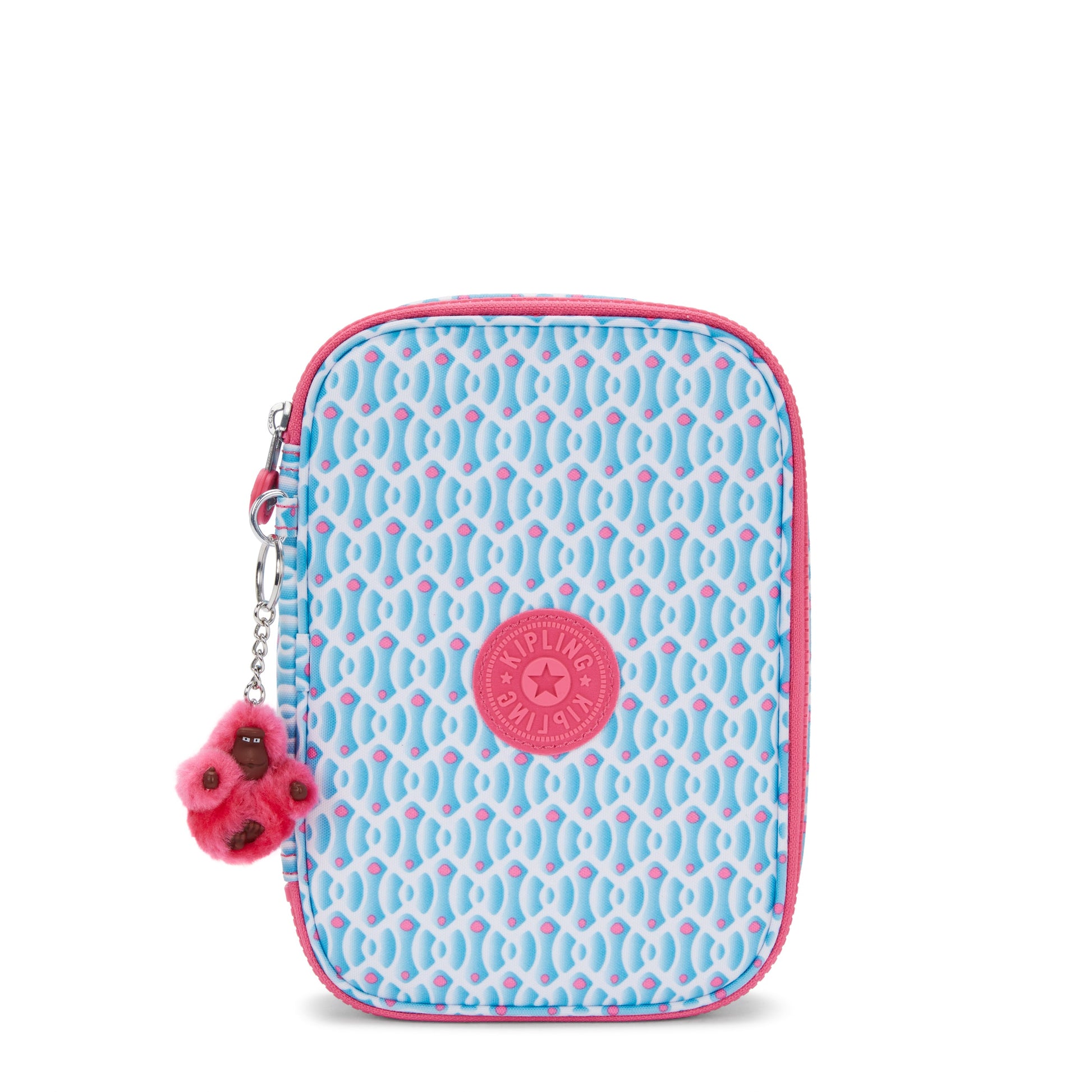 KIPLING-100 Pens-Large pencase-Dreamy Geo C-I6002-D1W