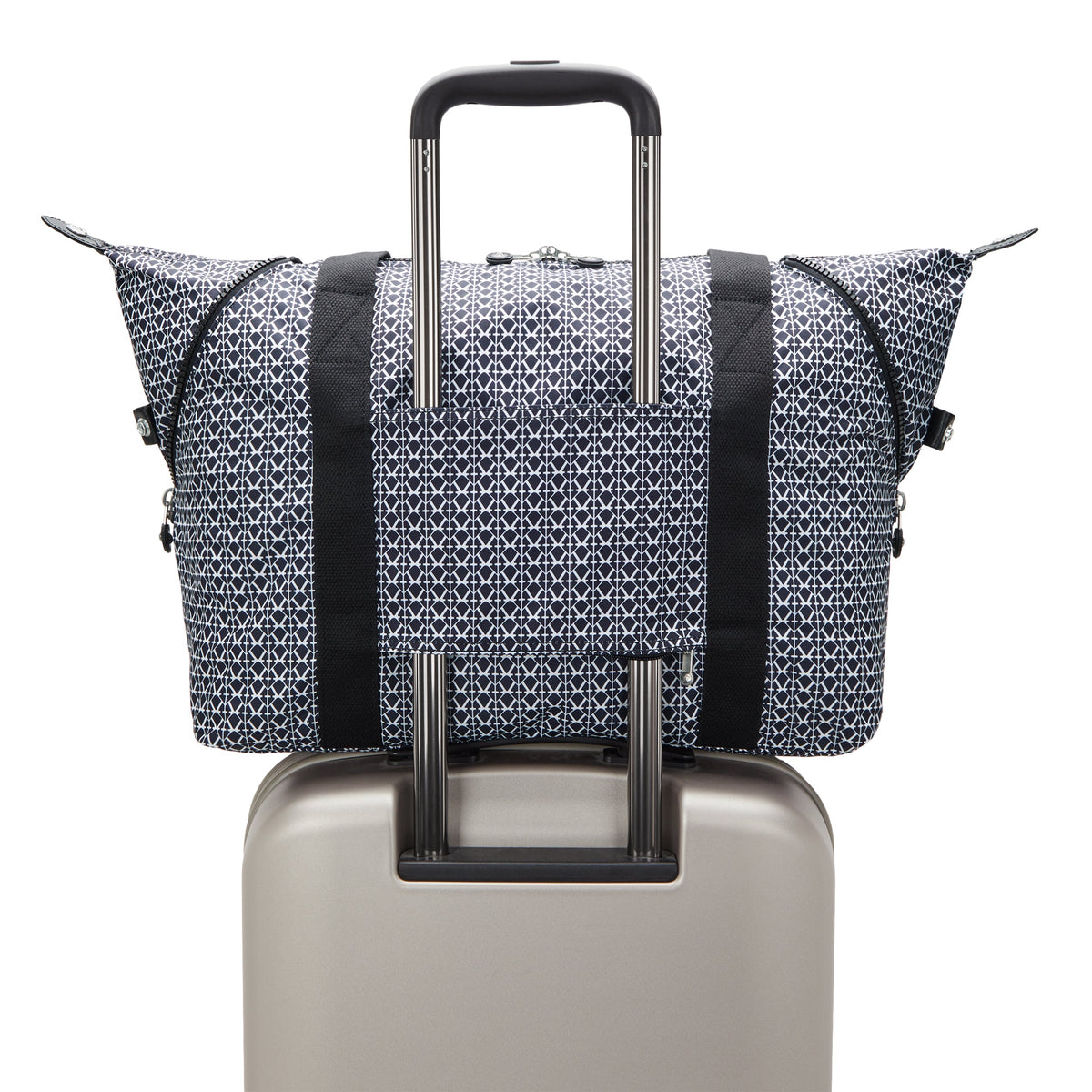 حقيبة توت كبيرة بطبعة KIPLING Art M Signature I6004-DD2