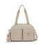 حقيبة كتف متوسطة الحجم من Kipling Cool Defea Signature باللون البيج المنقوش I6017-96A