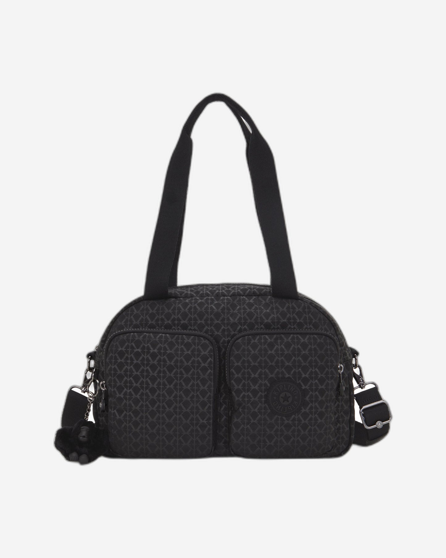 حقيبة كتف KIPLING Cool Defea Signature Emb متوسطة الحجم (مع حزام كتف قابل للإزالة) I6017-K59