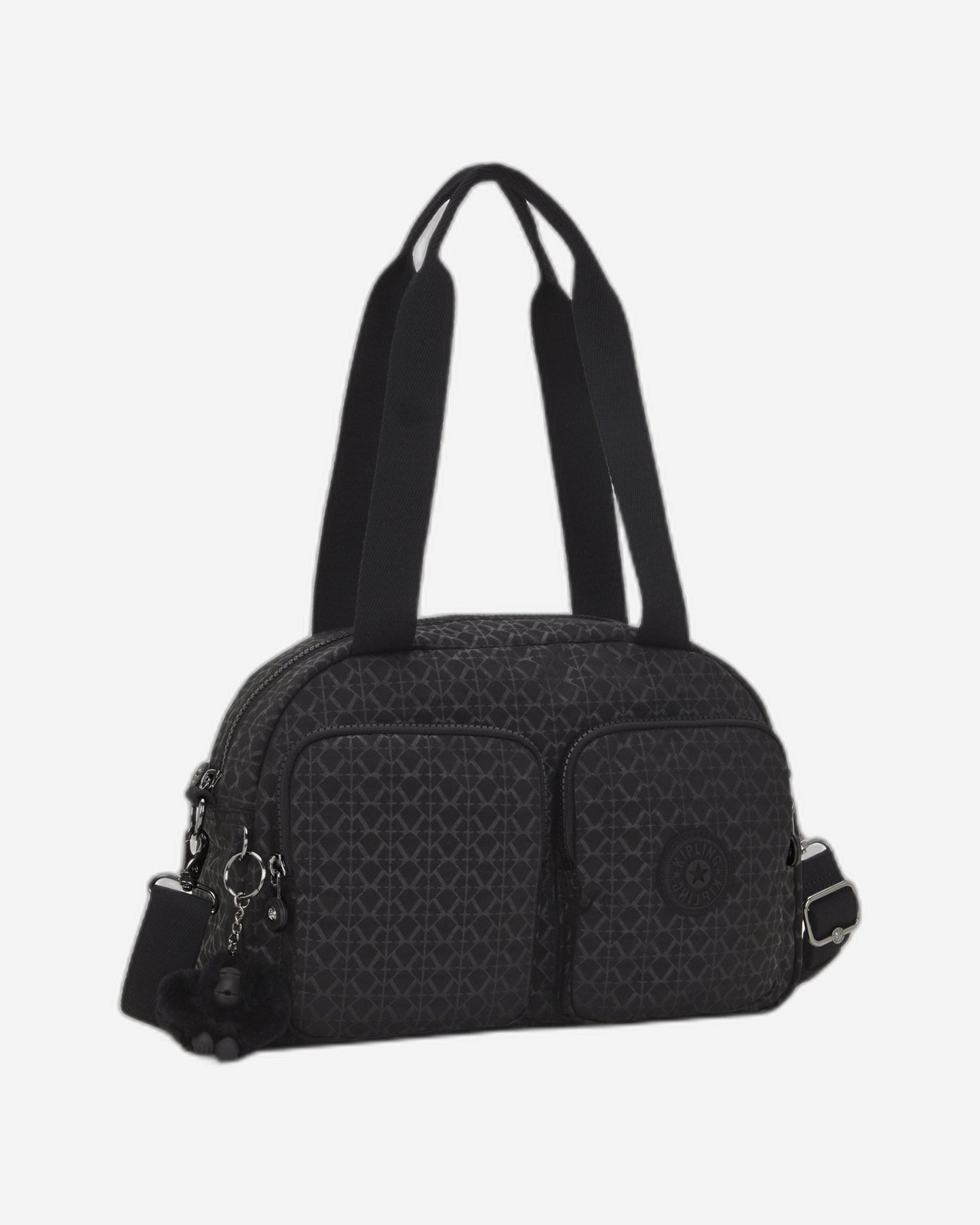 حقيبة كتف KIPLING Cool Defea Signature Emb متوسطة الحجم (مع حزام كتف قابل للإزالة) I6017-K59