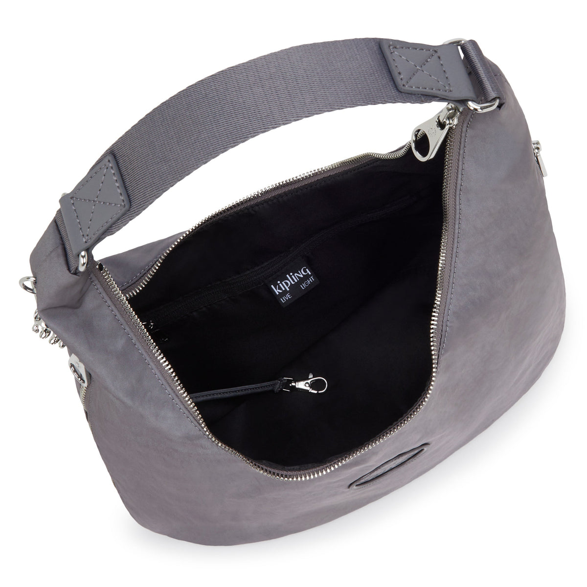 حقيبة كتف Kipling Eanna Zip رمادي سبايس متوسطة I6031-4GV