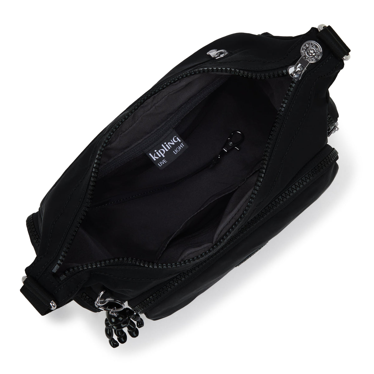 Kipling Gabb S Infinite Black Medium crossbody I6041-2EN