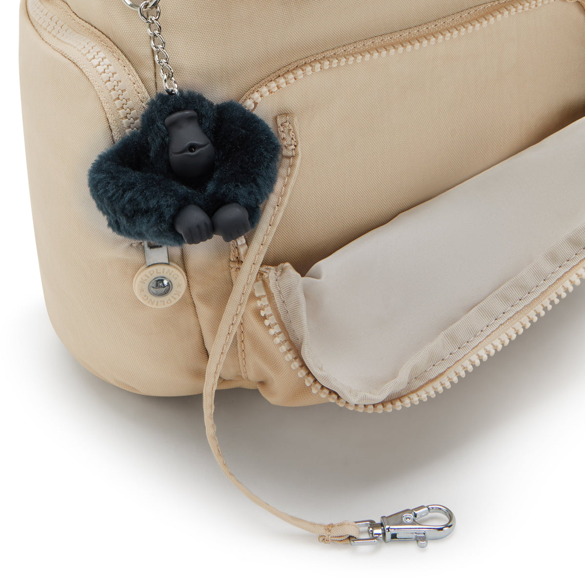 حقيبة ظهر صغيرة Kipling City Zip Mini Back to Beige I6046-26V