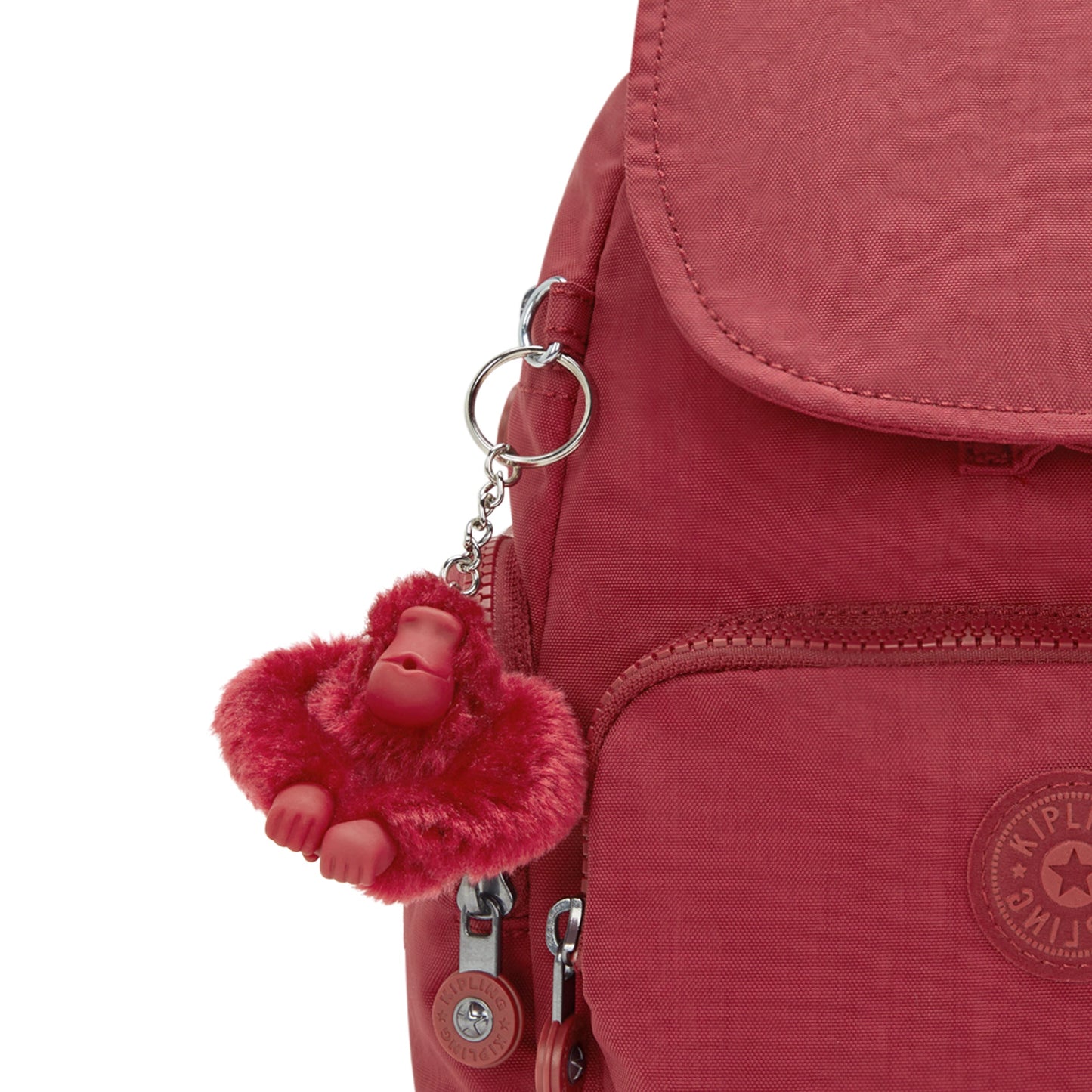 حقيبة ظهر Kipling City Zip Mini Funky Red صغيرة I6046-4SS
