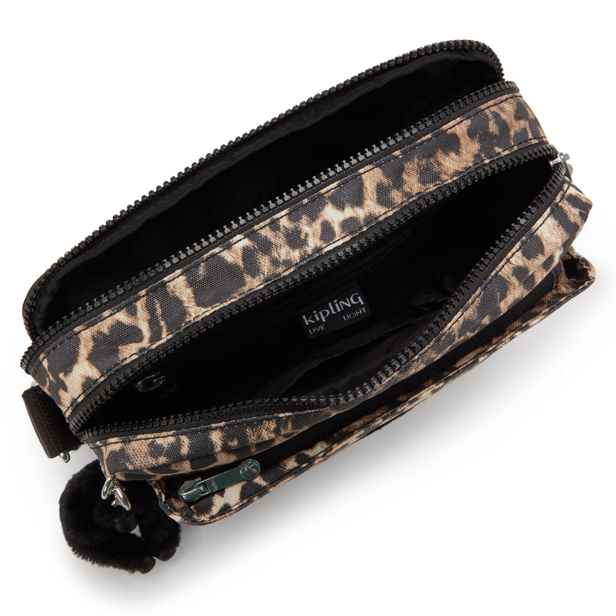 Kipling Abanu M Wild Leopard حقيبة كروس بودي متوسطة I6237-6JP
