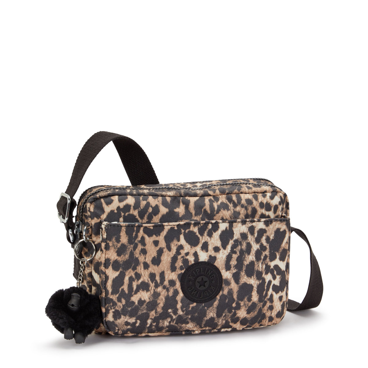Kipling Abanu M Wild Leopard حقيبة كروس بودي متوسطة I6237-6JP