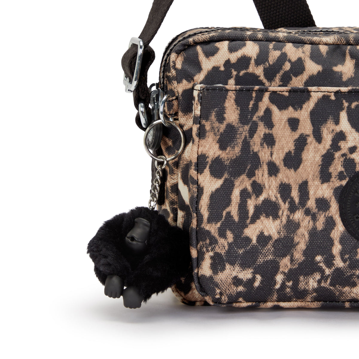 Kipling Abanu M Wild Leopard حقيبة كروس بودي متوسطة I6237-6JP