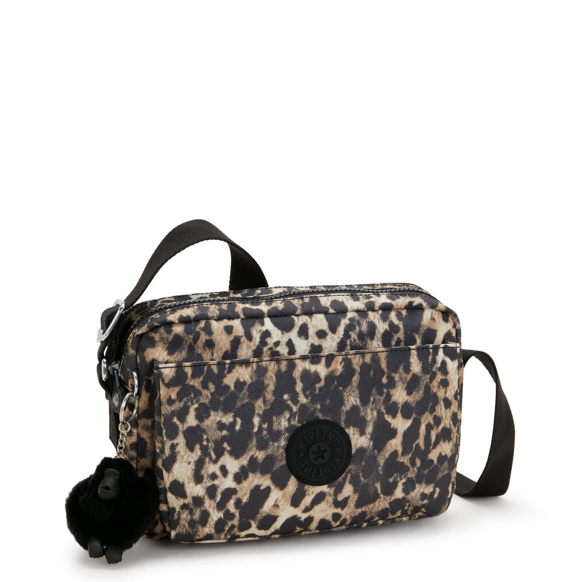Kipling Abanu M Wild Leopard حقيبة كروس بودي متوسطة I6237-6JP