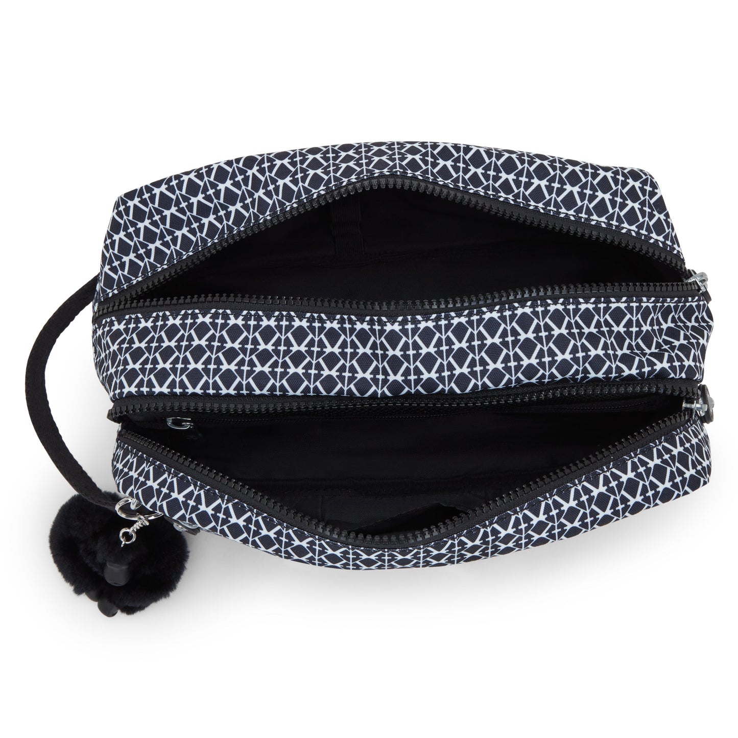حقيبة أدوات الزينة KIPLING-Agot-Medium-Signature Print-I6277-DD2