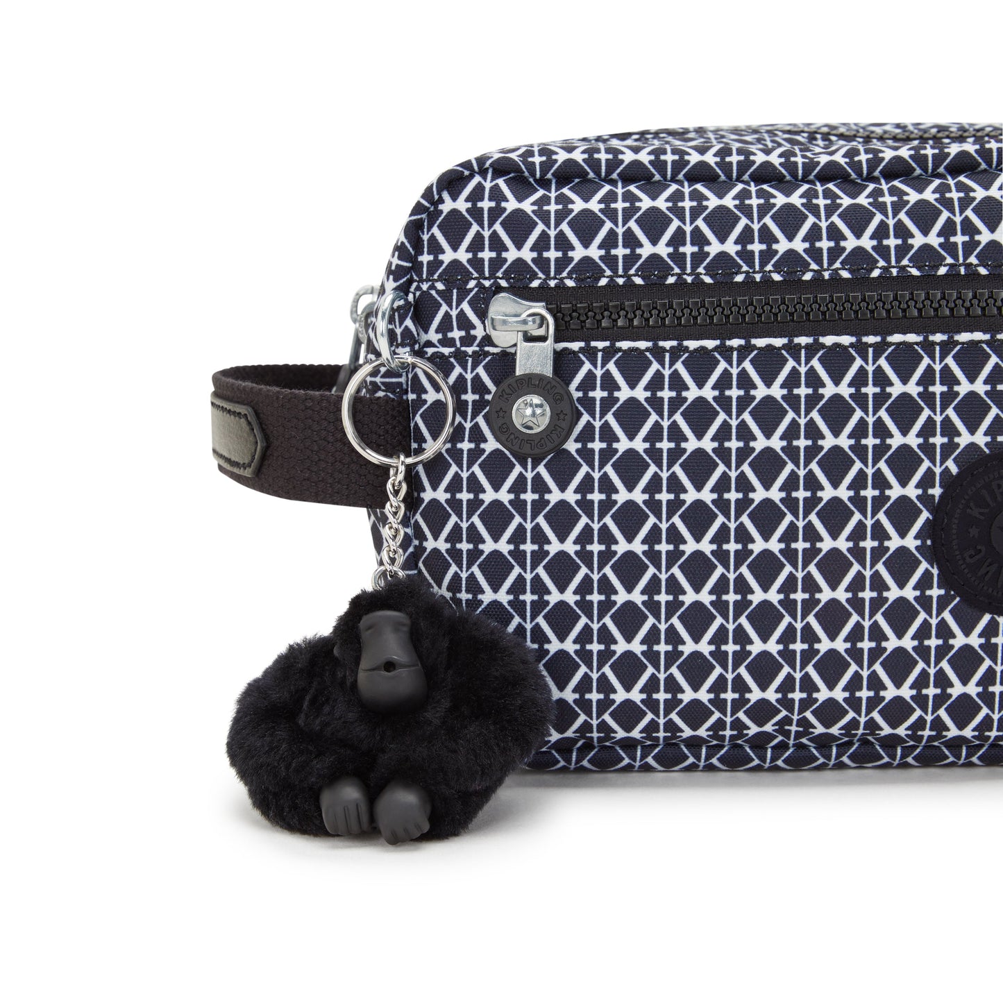 حقيبة أدوات الزينة KIPLING-Agot-Medium-Signature Print-I6277-DD2