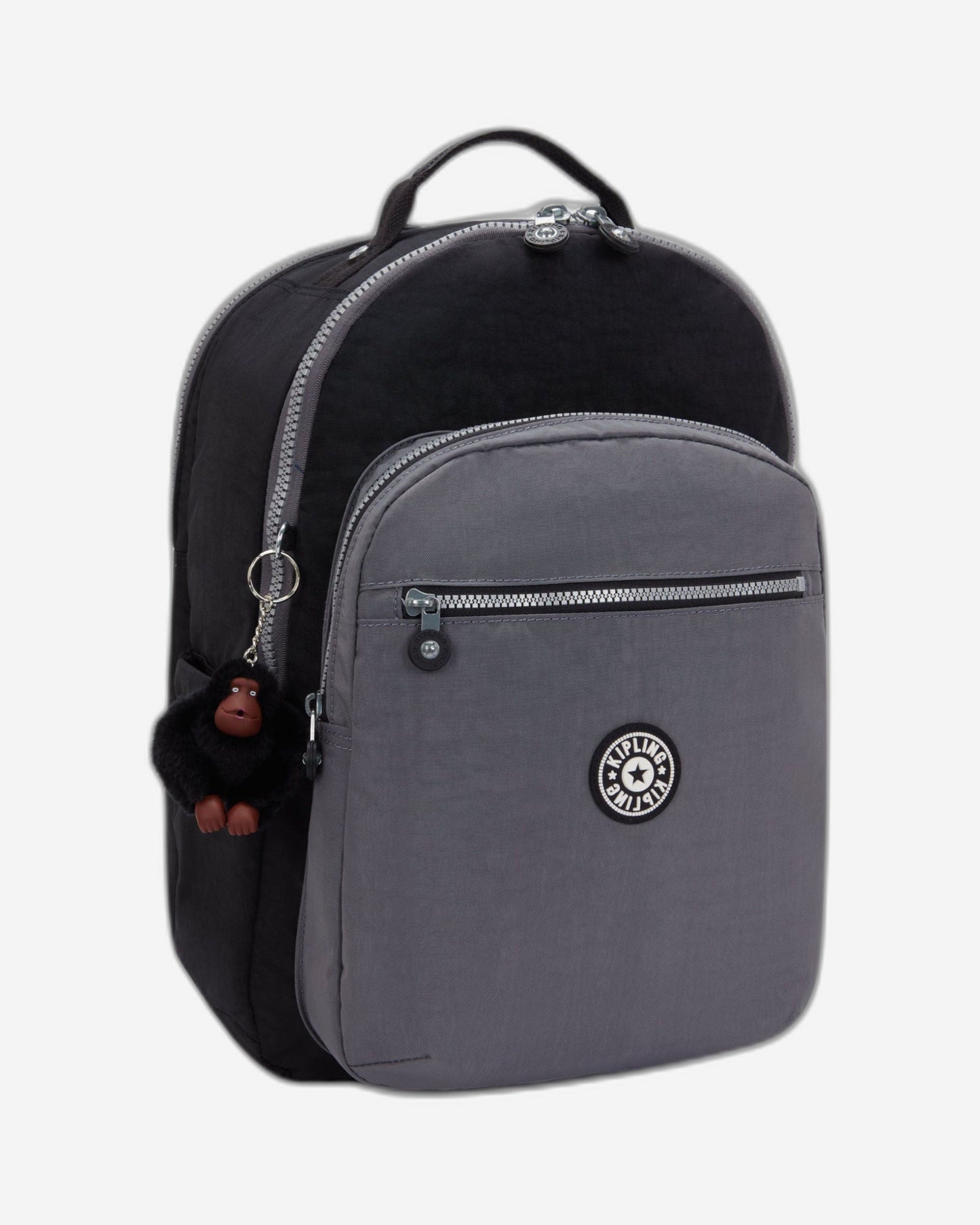 حقيبة ظهر كبيرة للغاية KIPLING Seoul College Extra Space سوداء (مع جيب للكمبيوتر المحمول) I6350-2GX
