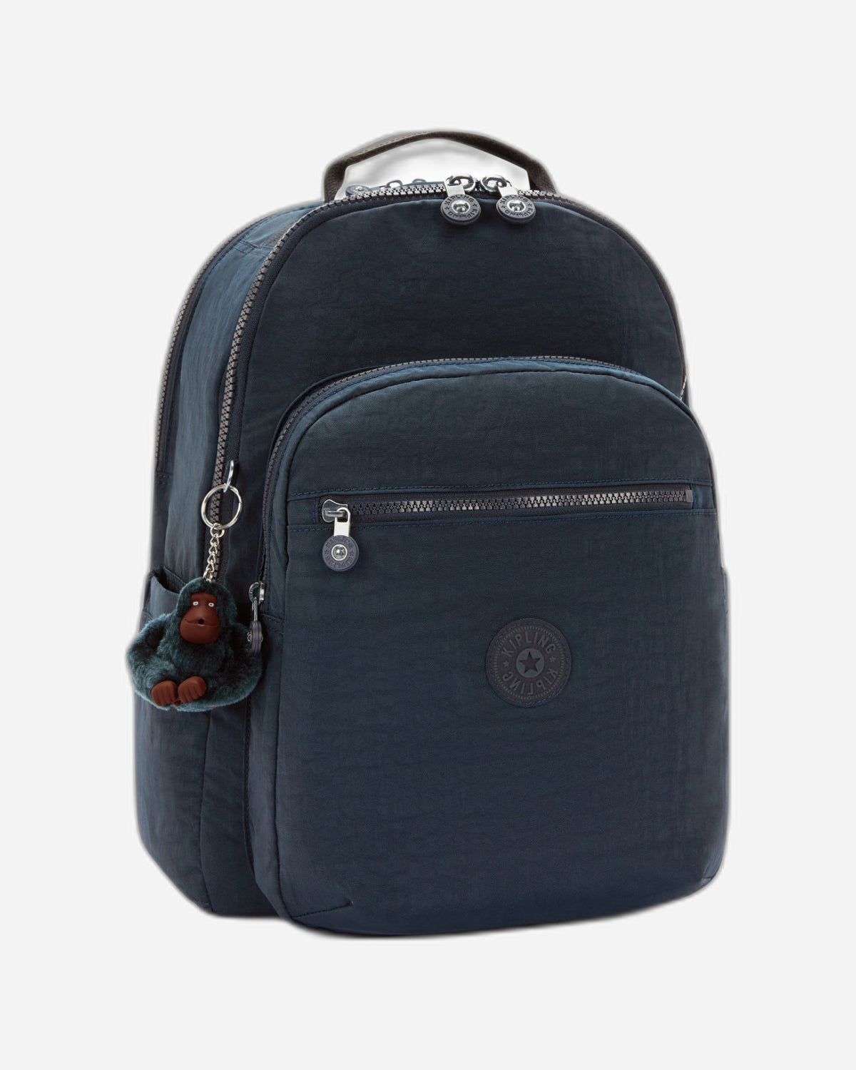حقيبة ظهر Kipling Seoul College Extra True Blue Tonal كبيرة مع حجرة للكمبيوتر المحمول I6350-4DX