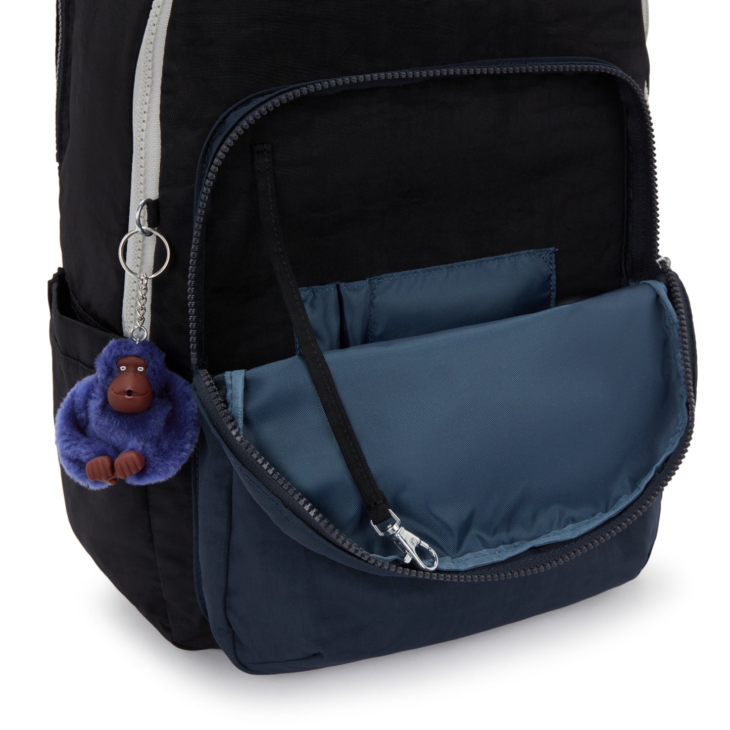 حقيبة ظهر Kipling Seoul College Extra True Block Large مع حجرة للكمبيوتر المحمول I6350-74Q