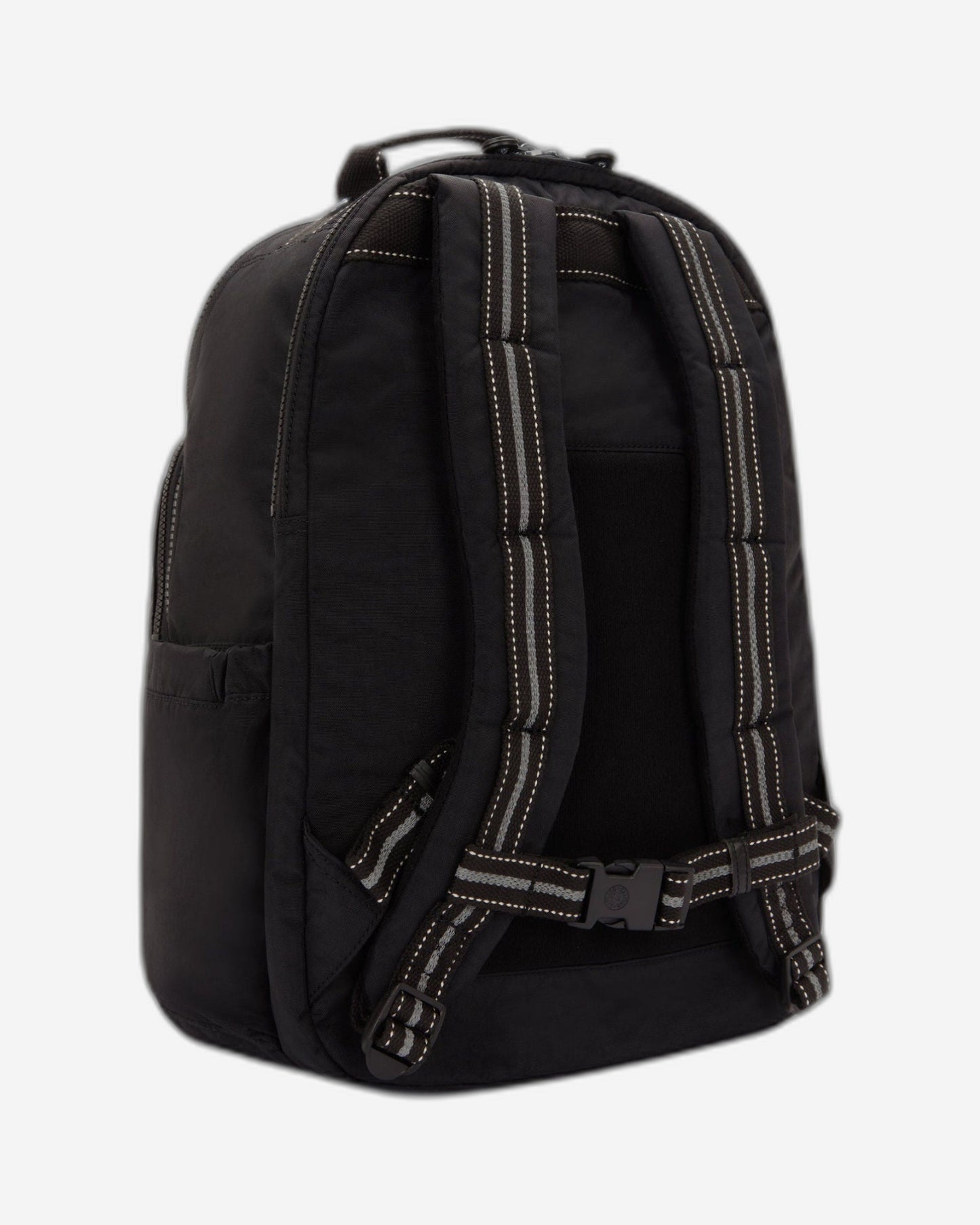 حقيبة ظهر Kipling Seoul College Extra True Black Large مع حجرة للكمبيوتر المحمول I6350-J99