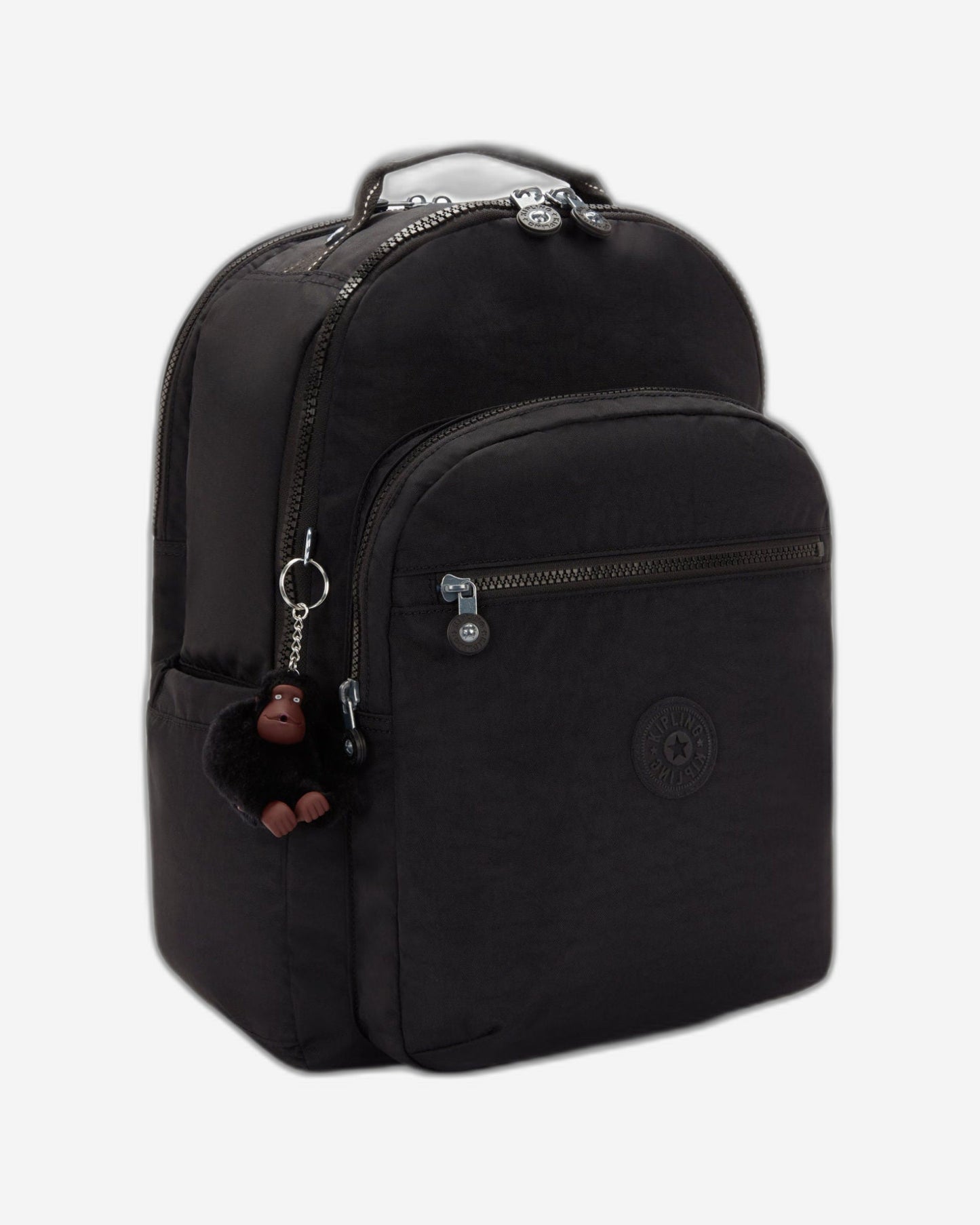حقيبة ظهر Kipling Seoul College Extra True Black Large مع حجرة للكمبيوتر المحمول I6350-J99