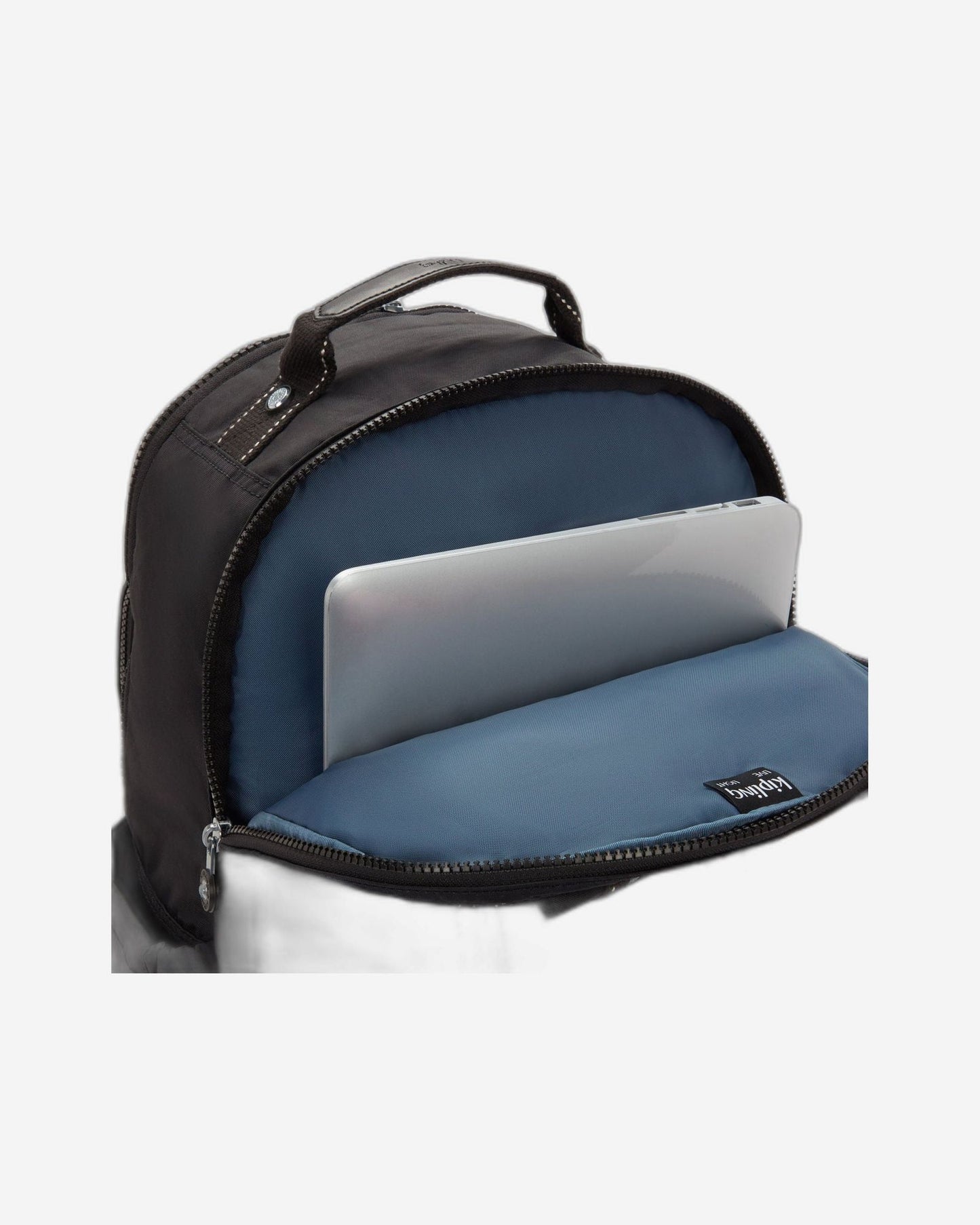 حقيبة ظهر Kipling Seoul College Extra True Black Large مع حجرة للكمبيوتر المحمول I6350-J99
