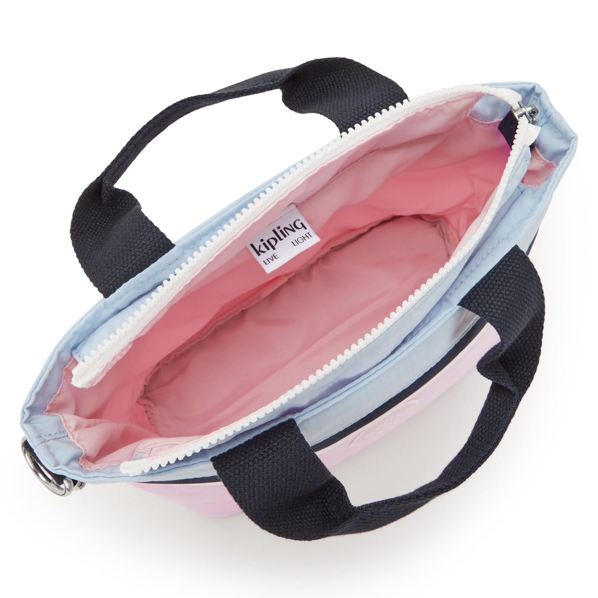 KIPLING-Minta-حقيبة كتف صغيرة (بحزام كتف قابل للإزالة)-L وردي أزرق Bl-I6370-9KR