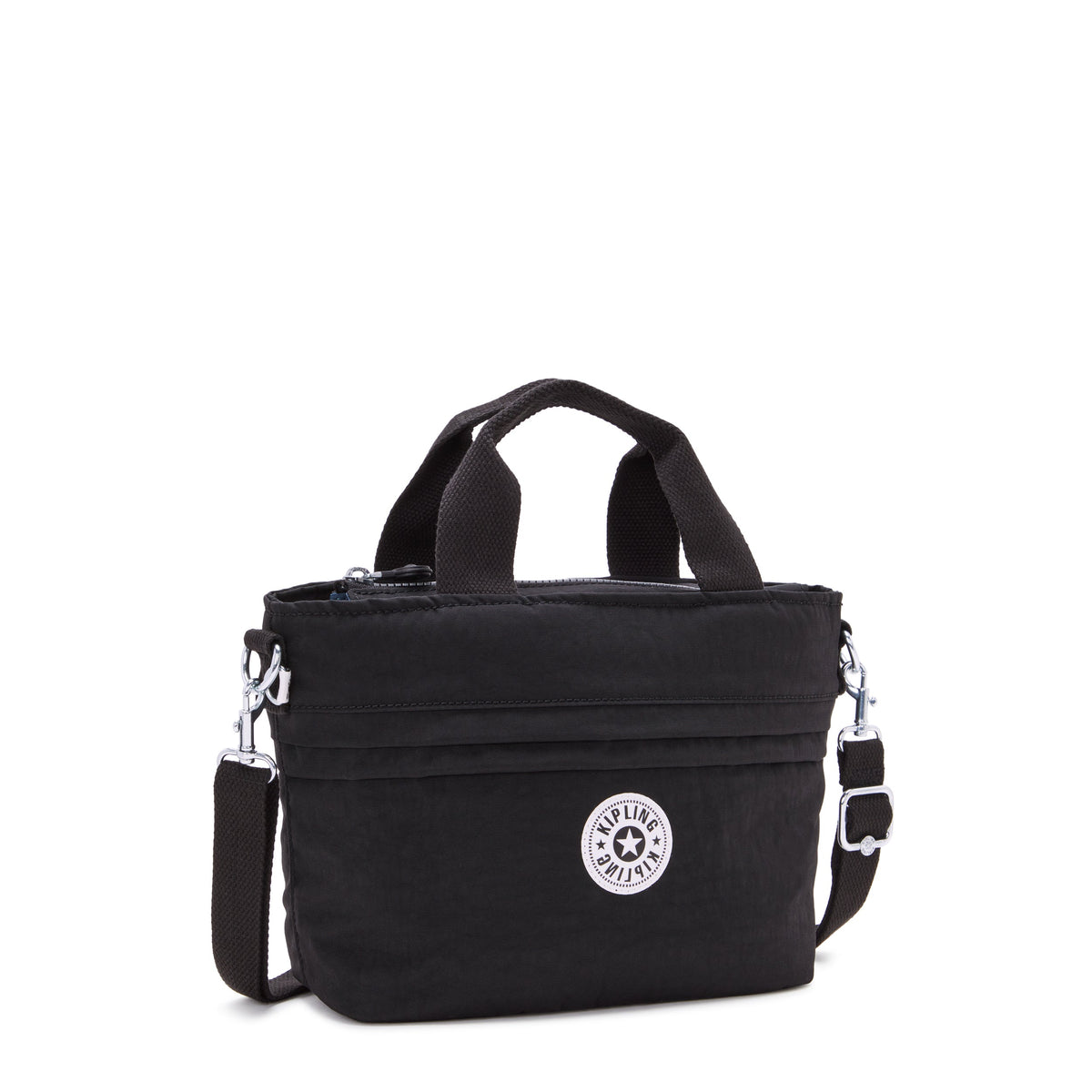 KIPLING-Minta-حقيبة كتف صغيرة (بحزام كتف قابل للإزالة)-K Valley Black-I6370-X86