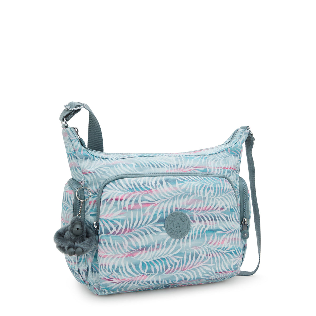 حقيبة Kipling Gabb Palmtree Leaves كبيرة متقاطعة I6525-3QN