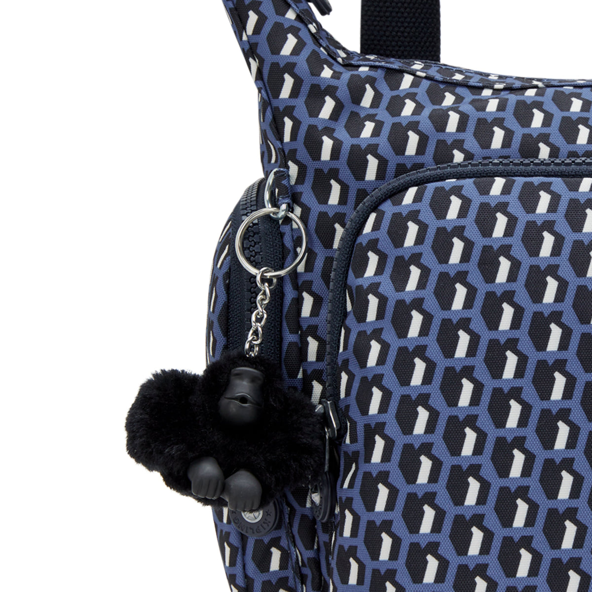 حقيبة كتف كبيرة زرقاء Kipling Gabb 3D K I6525-4JS