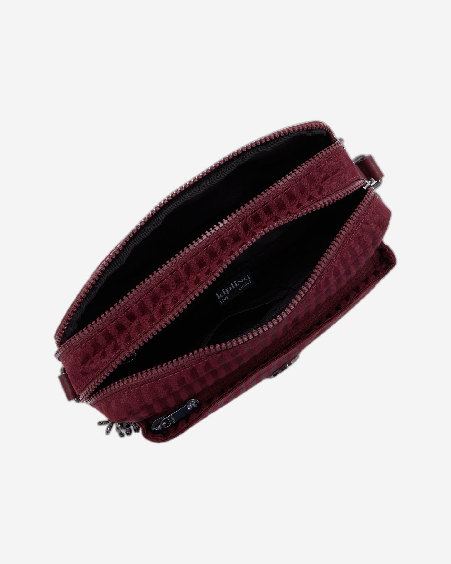 Kipling Abanu M Maroon Tile Jq حقيبة كروسبودي متوسطة I6575-9HX
