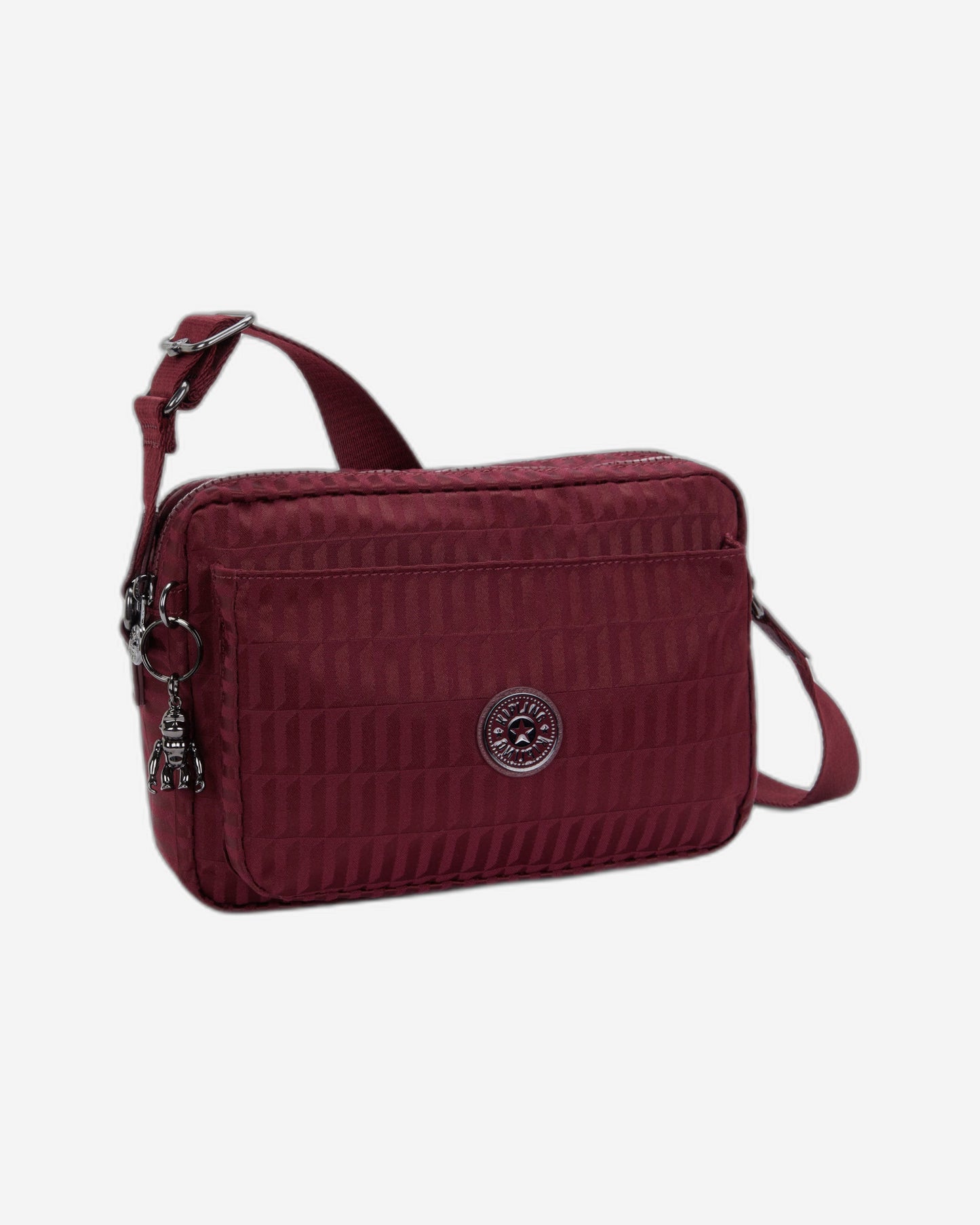 Kipling Abanu M Maroon Tile Jq حقيبة كروسبودي متوسطة I6575-9HX