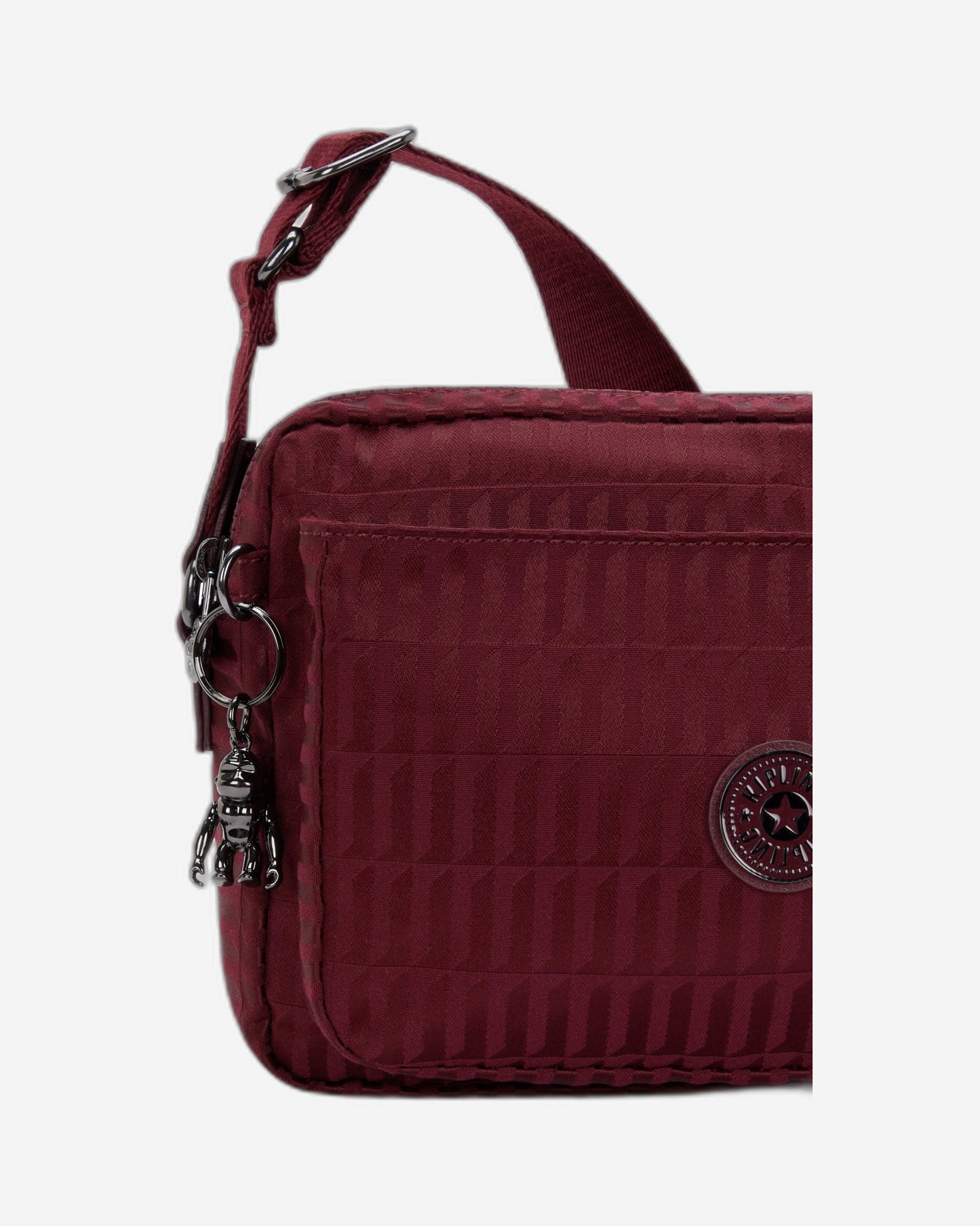 Kipling Abanu M Maroon Tile Jq حقيبة كروسبودي متوسطة I6575-9HX