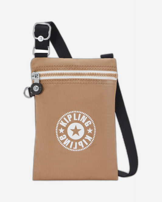 حقيبة هاتف Kipling Afia Lite بلون تان فاتح I6650-7CT