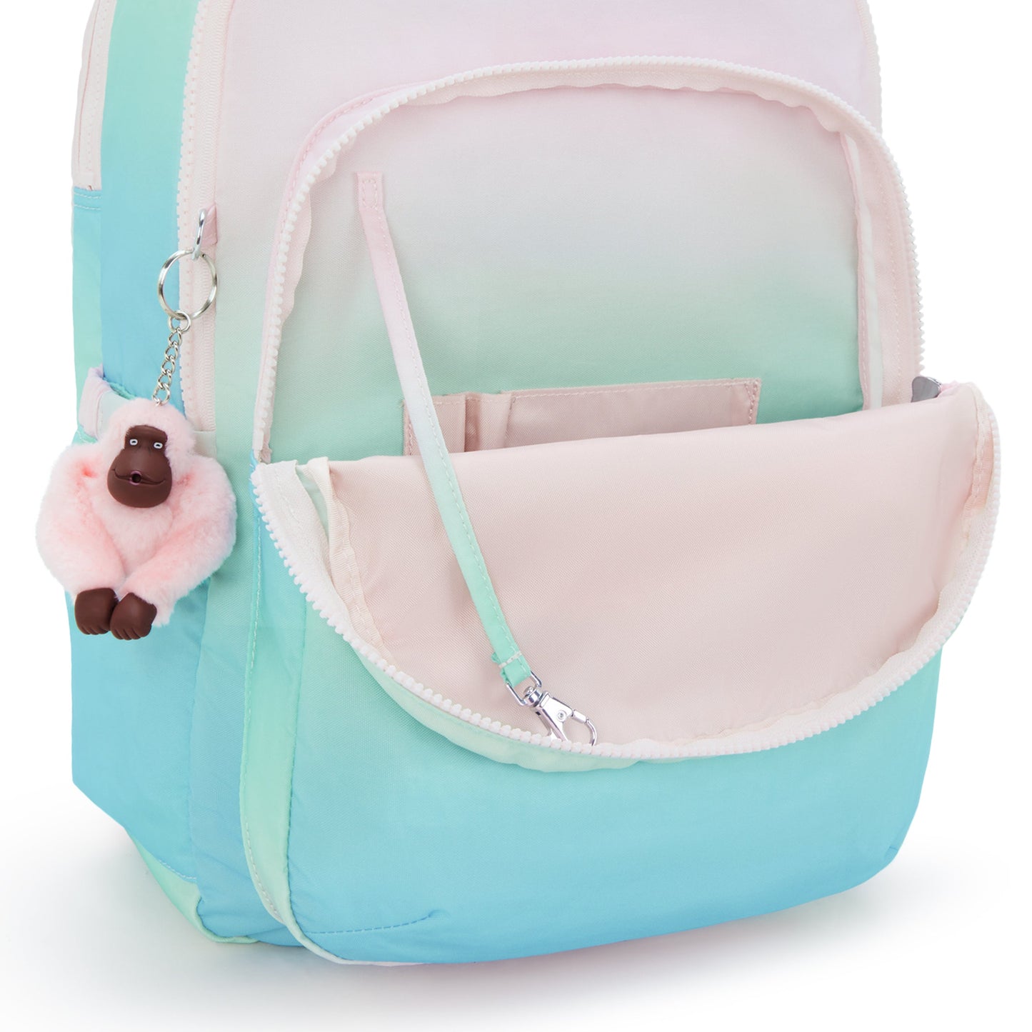 حقيبة ظهر Kipling Seoul Lap Gradient Sea Large مع حجرة للكمبيوتر المحمول I6658-63U