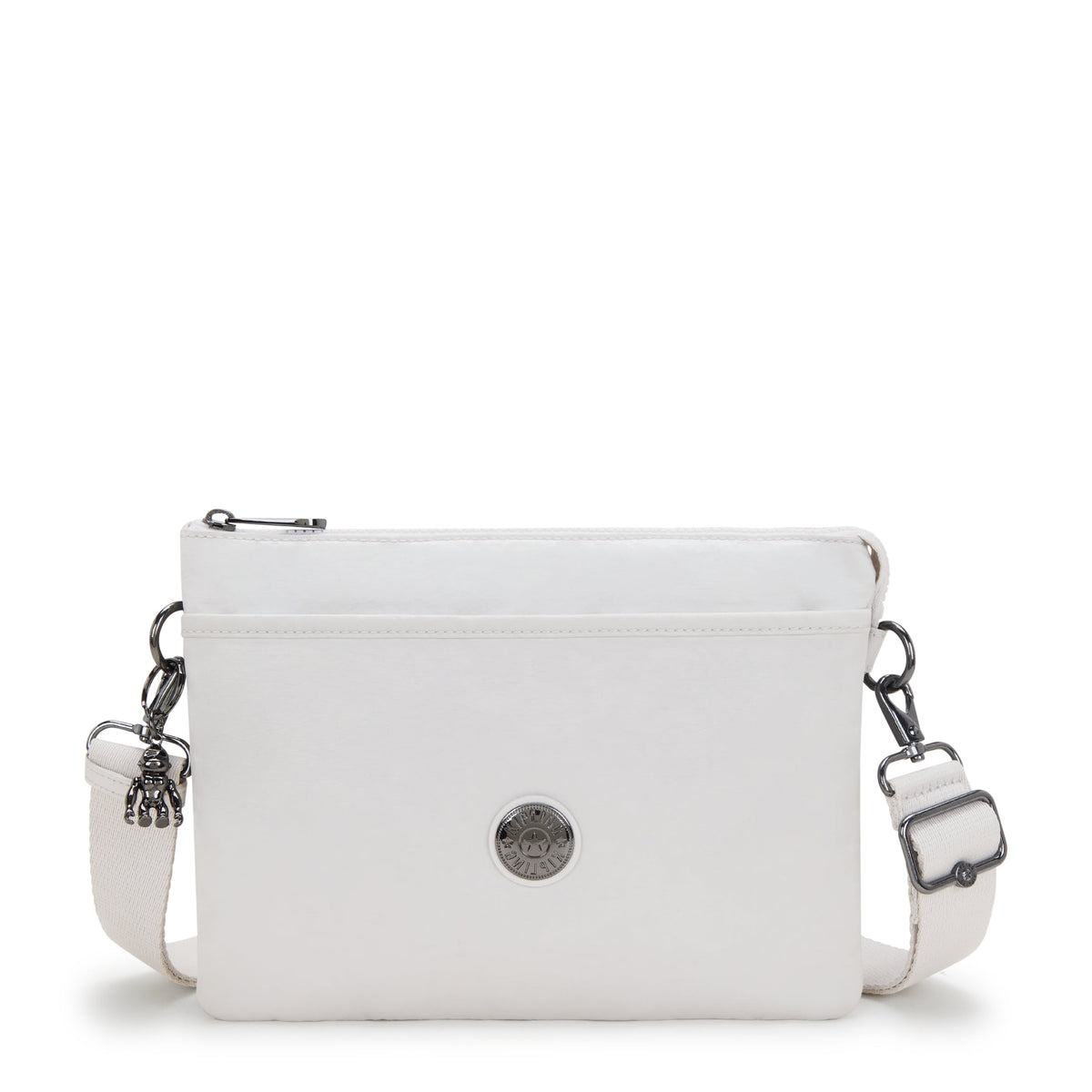 Kipling Riri L Silver Night Medium Crossbody Bag I6679-8EL