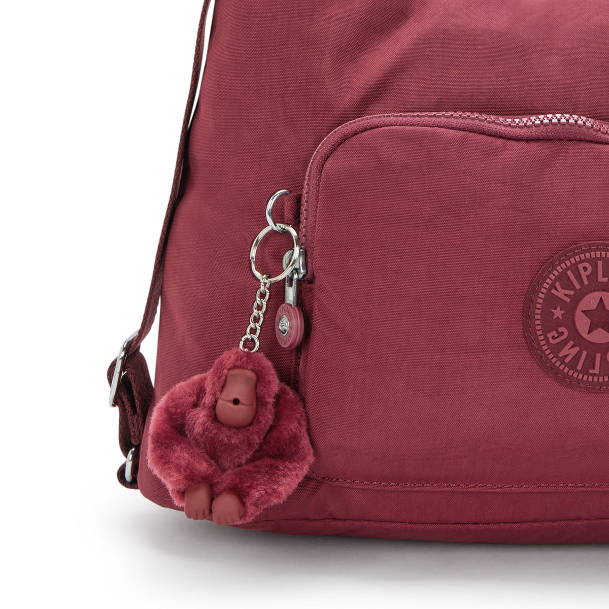 حقيبة كتف متوسطة Kipling Yenna Lounge Wine (قابلة للتحويل إلى حقيبة ظهر) I6721-5FW