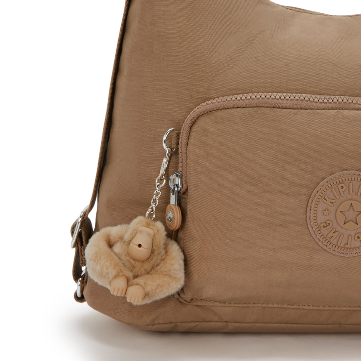 حقيبة كتف Kipling Yenna Early Tan متوسطة (قابلة للتحويل إلى حقيبة ظهر) I6721-7CN