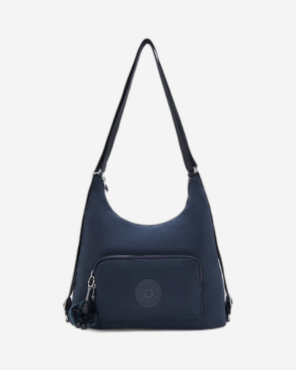 KIPLING Yenna Blue Bleu حقيبة كتف متوسطة (قابلة للتحويل إلى حقيبة ظهر) I6721-96V