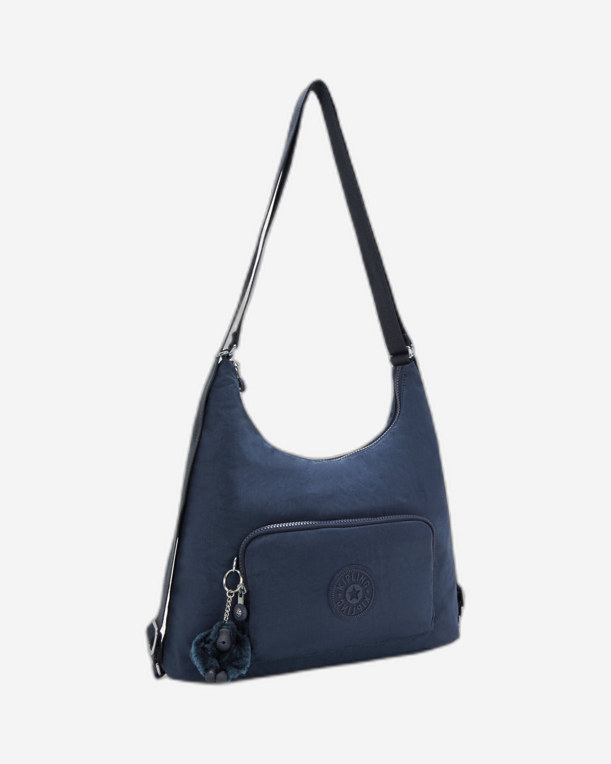 KIPLING Yenna Blue Bleu حقيبة كتف متوسطة (قابلة للتحويل إلى حقيبة ظهر) I6721-96V
