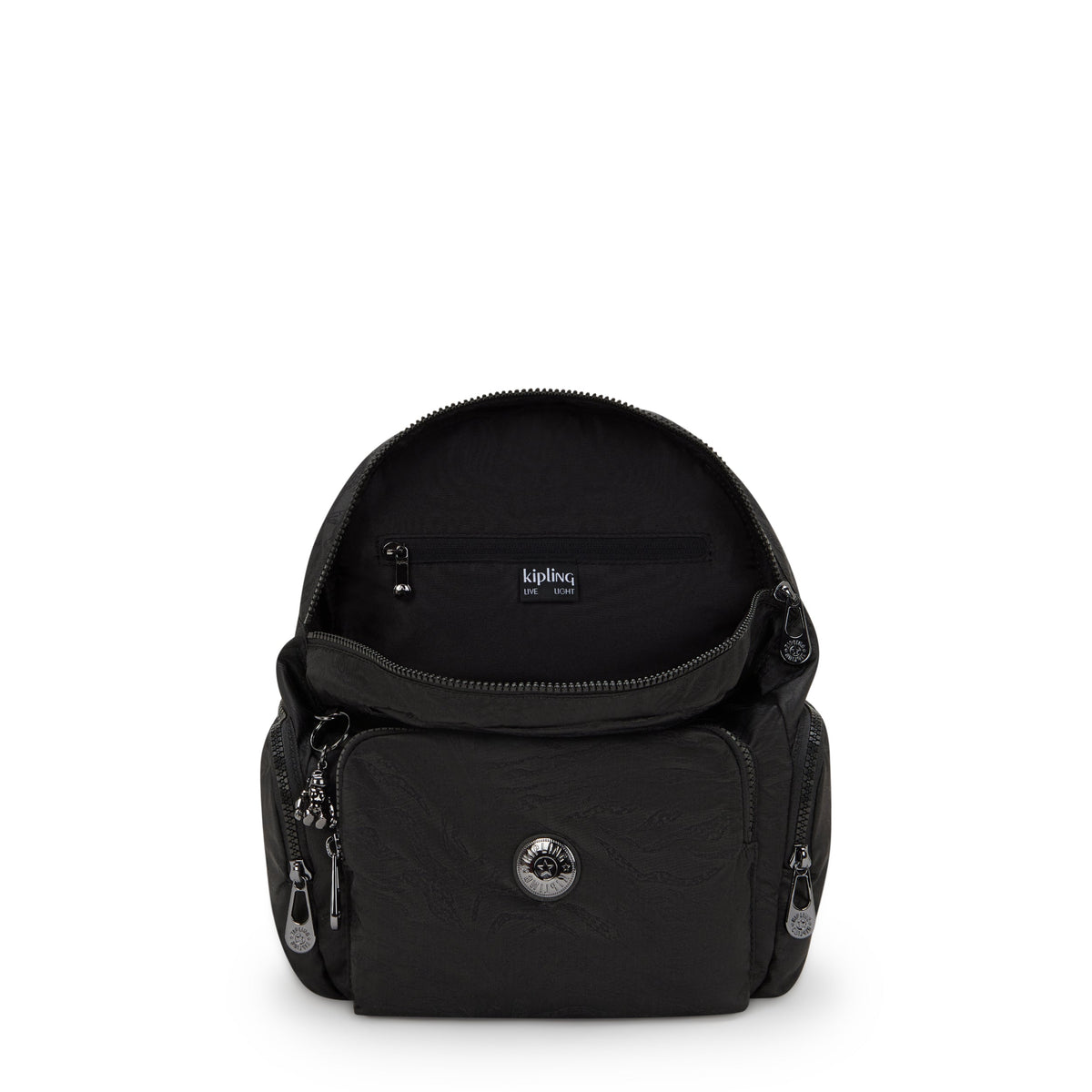 حقيبة ظهر Kipling City Zip S Undersea Jacquard صغيرة I6749-49J